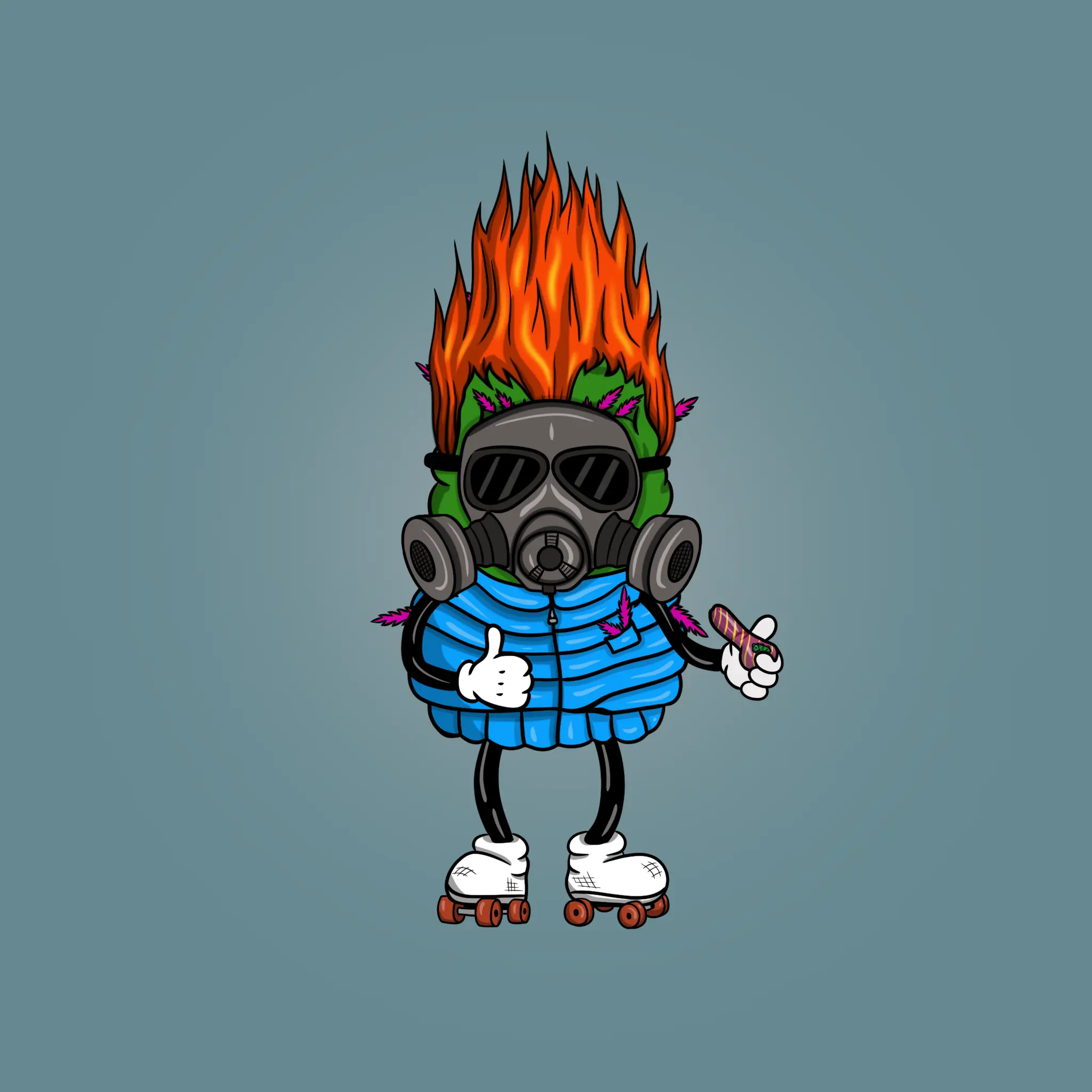 Blazing Budz #998 NFT on Algorand