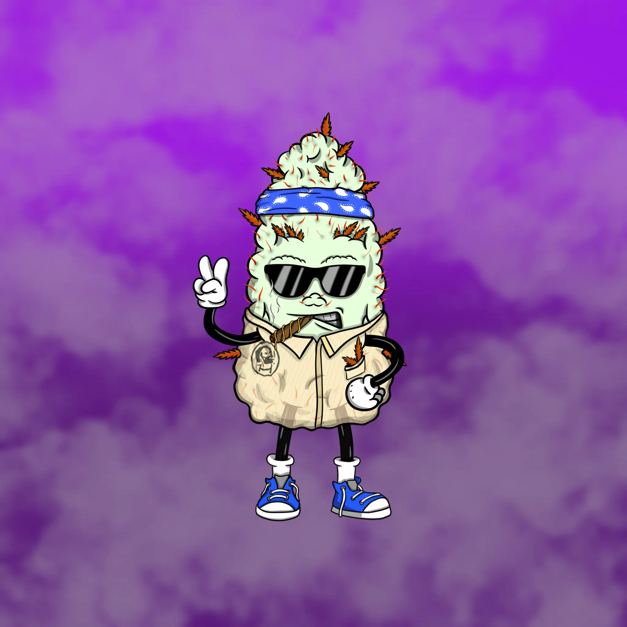 Blazing Budz #262 NFT on Algorand