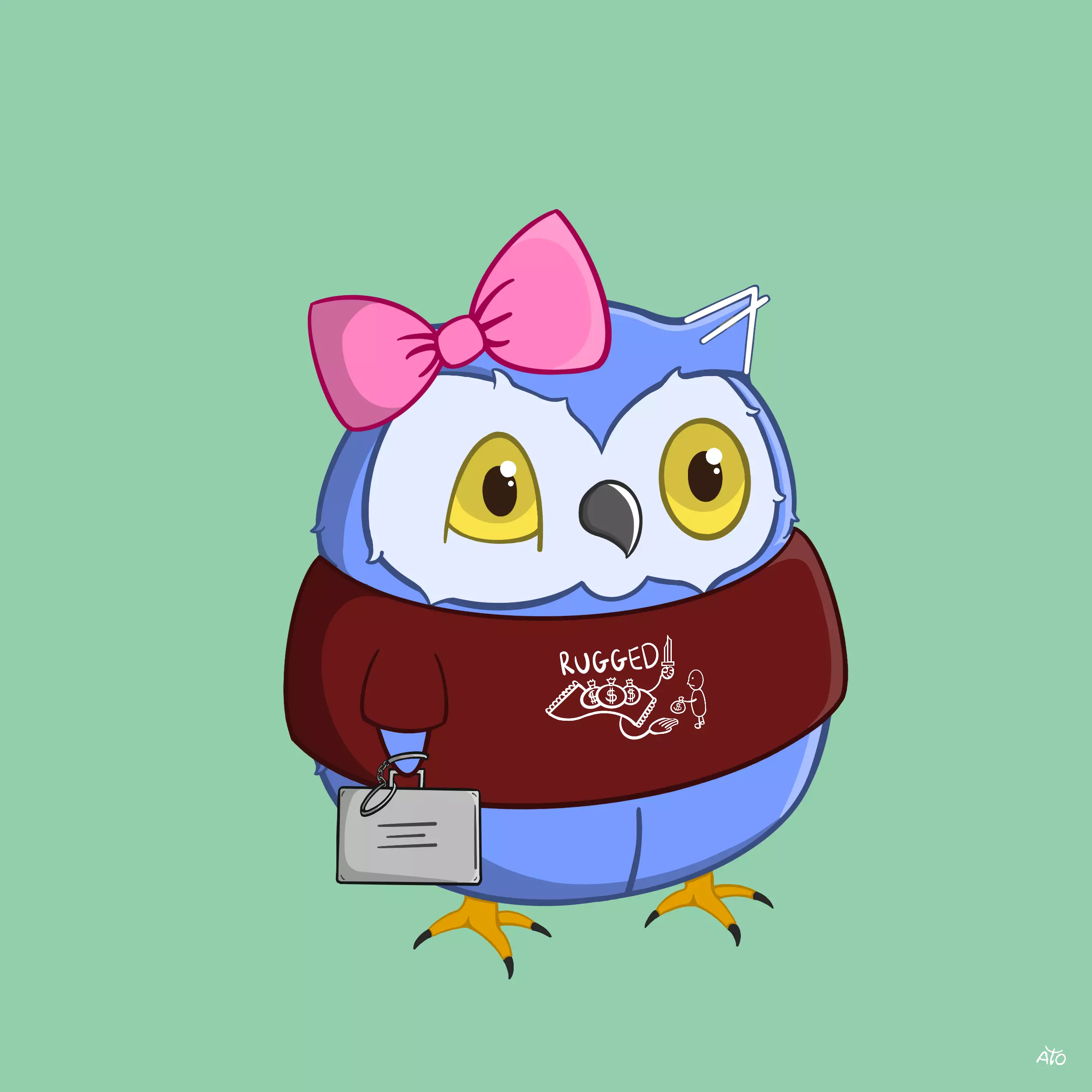 Baby Hoot Group #5532 NFT on Algorand