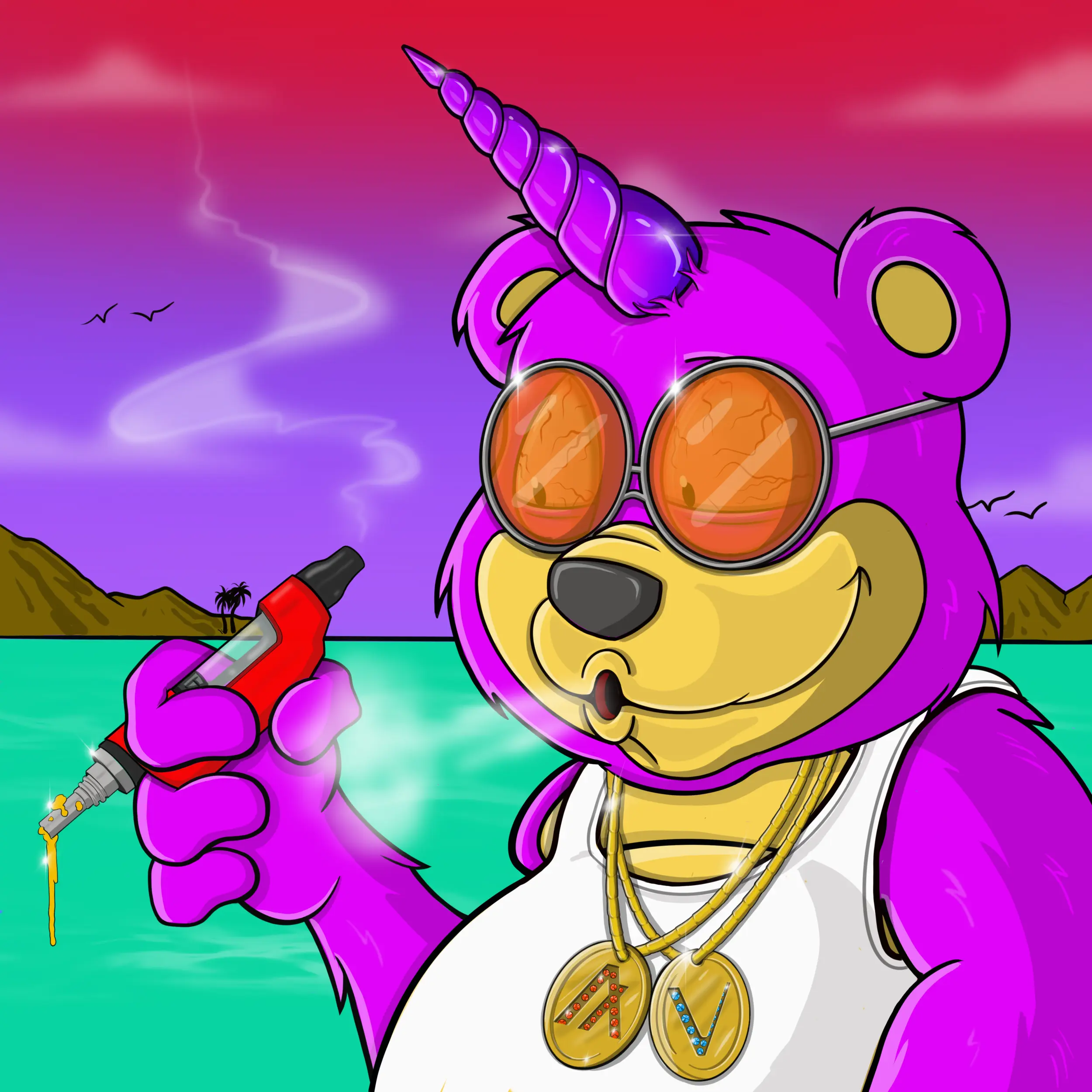 Burnin Bears #992 NFT on Algorand