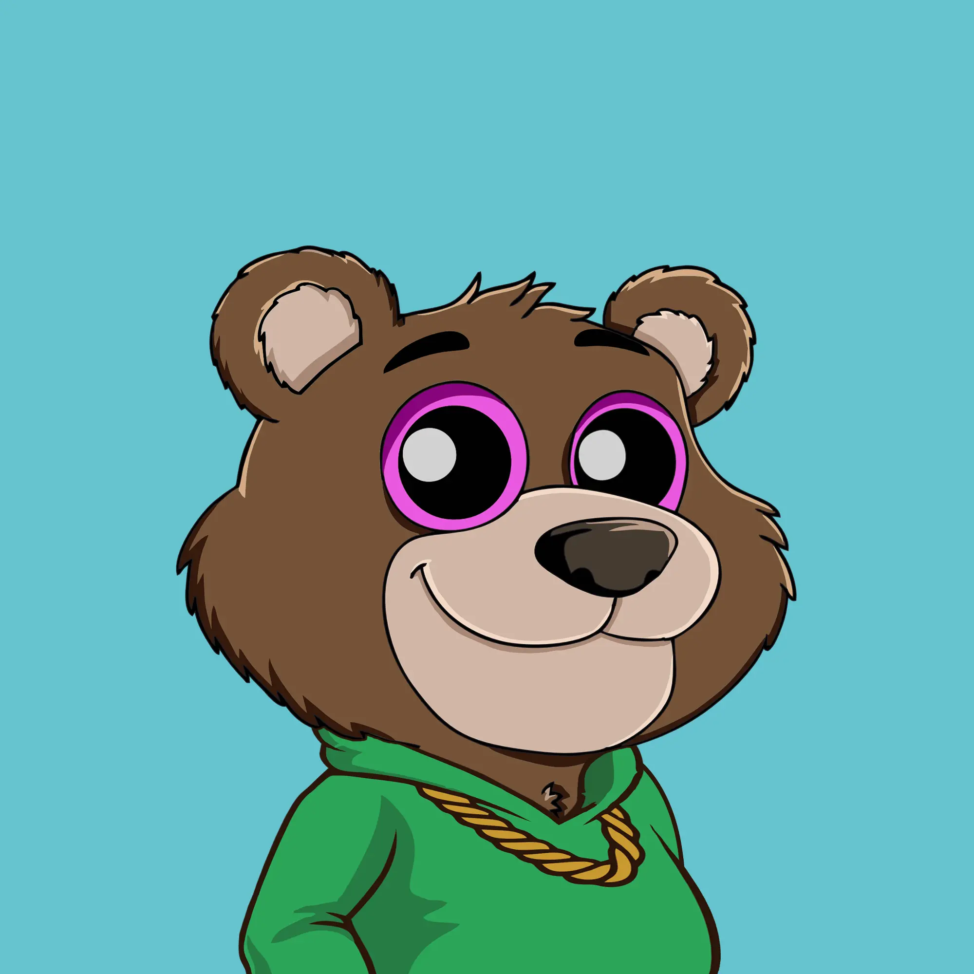 Gluttonous Bears #593 NFT on Algorand