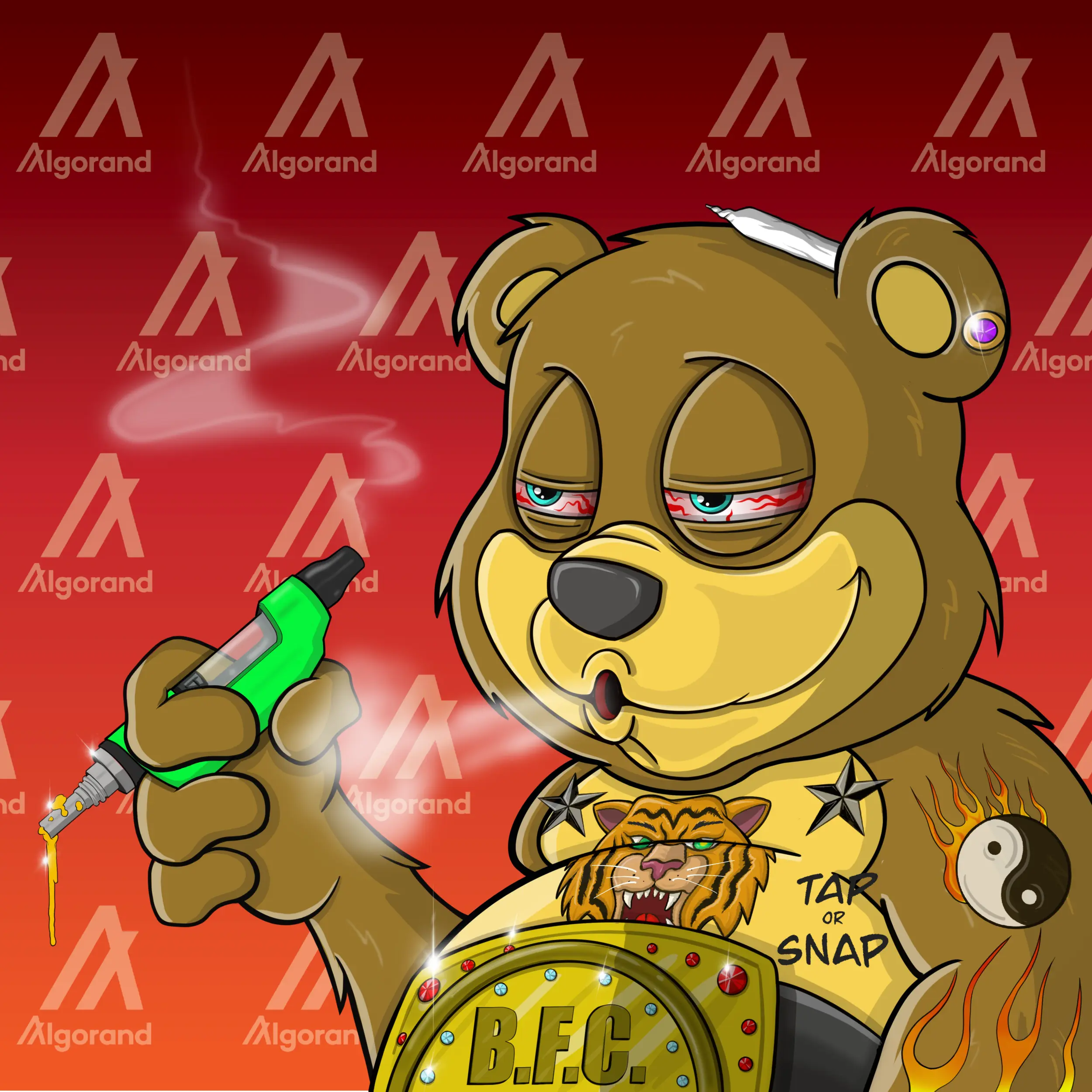 Burnin Bears #804 NFT on Algorand