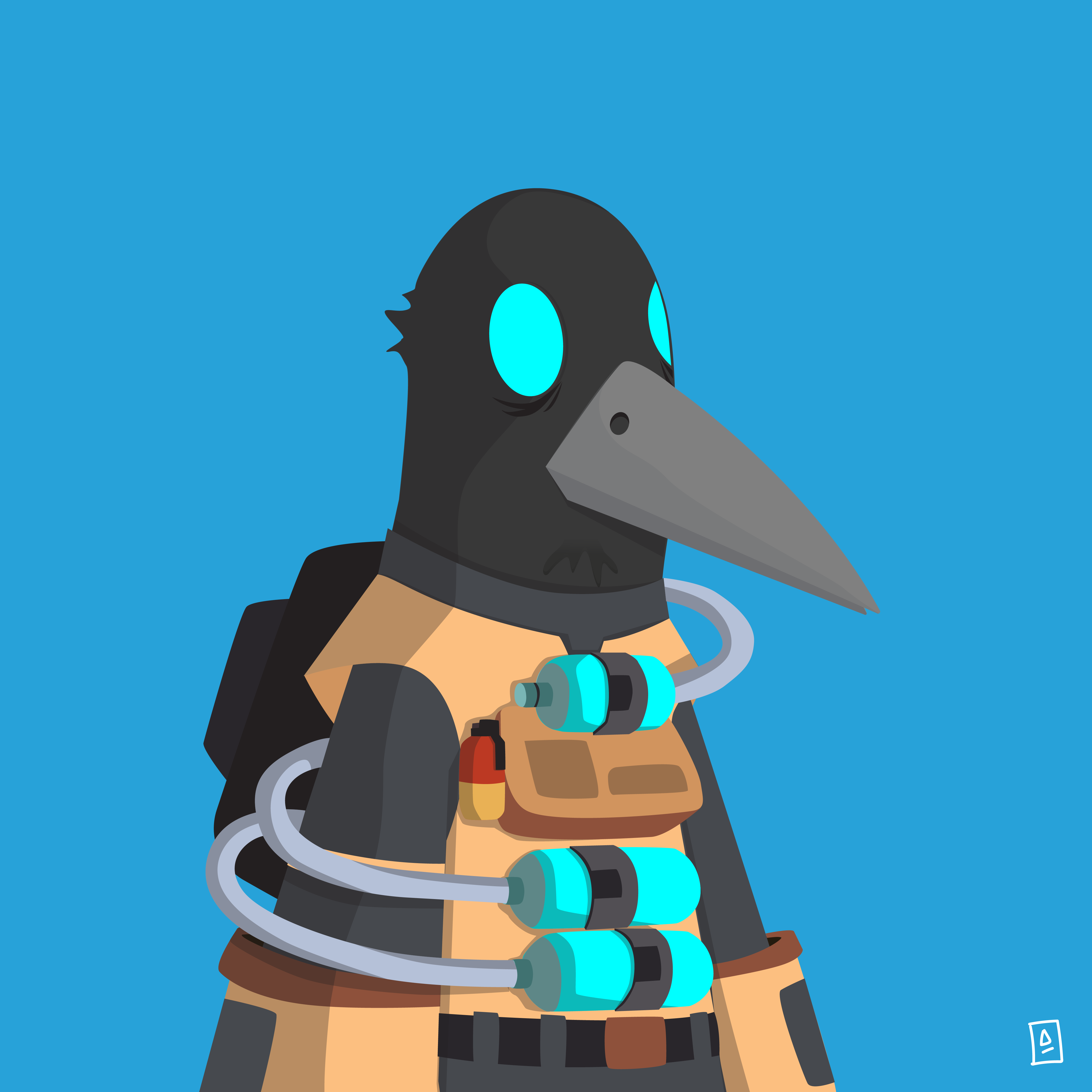 Corvus #858 NFT on Algorand
