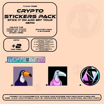Tucan Tribe Crypto Stickers #411