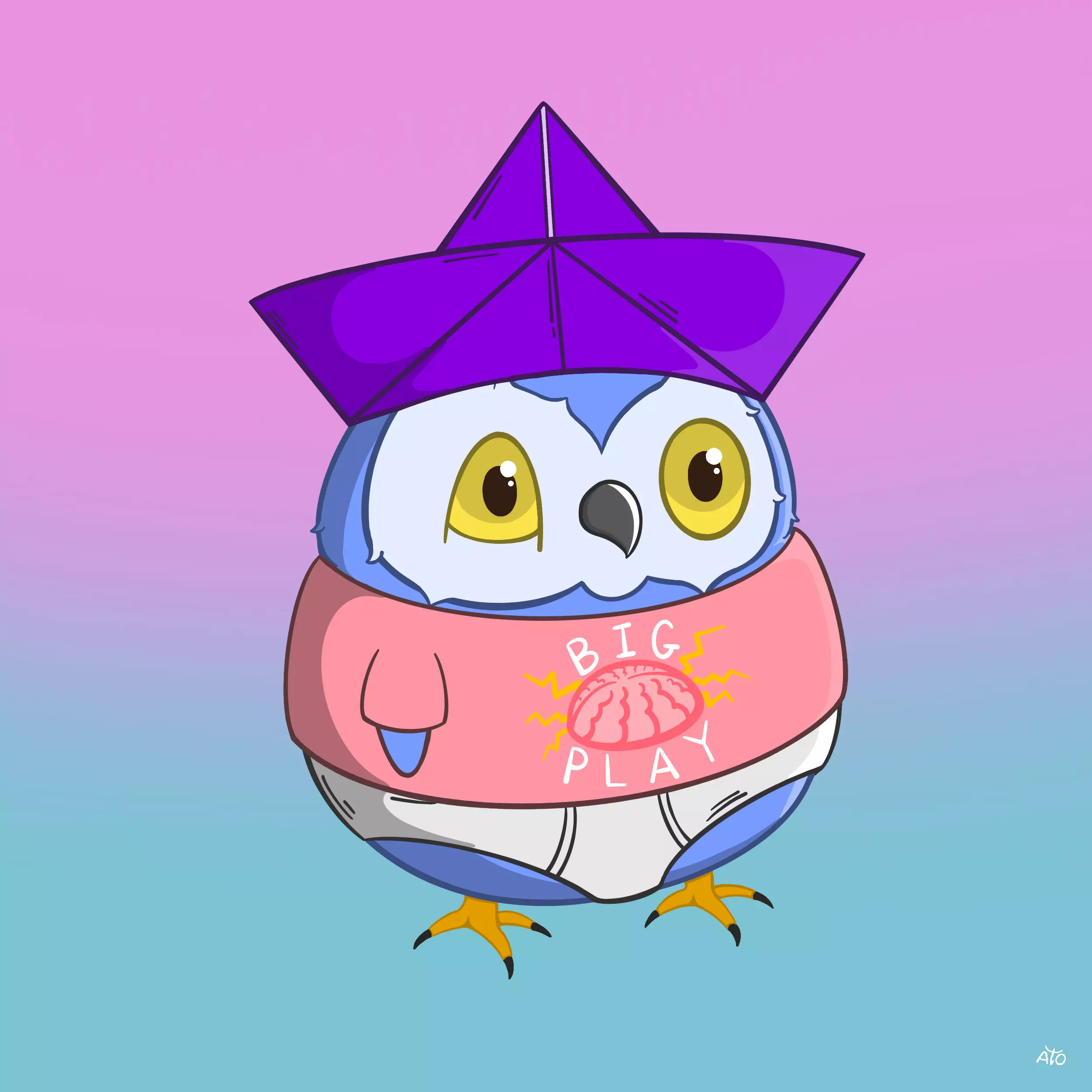 Baby Hoot Group #1960 NFT on Algorand