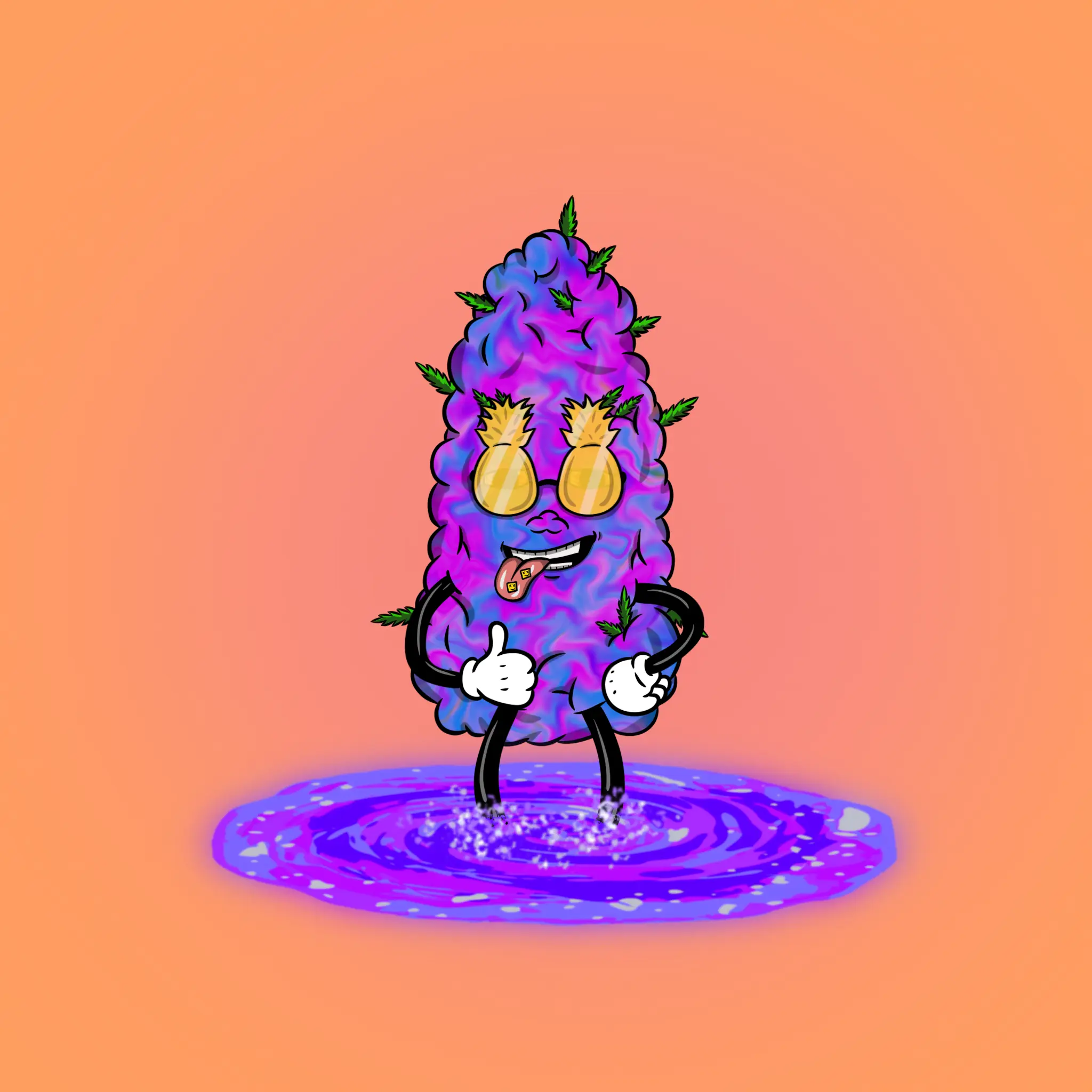 Blazing Budz #4 NFT on Algorand