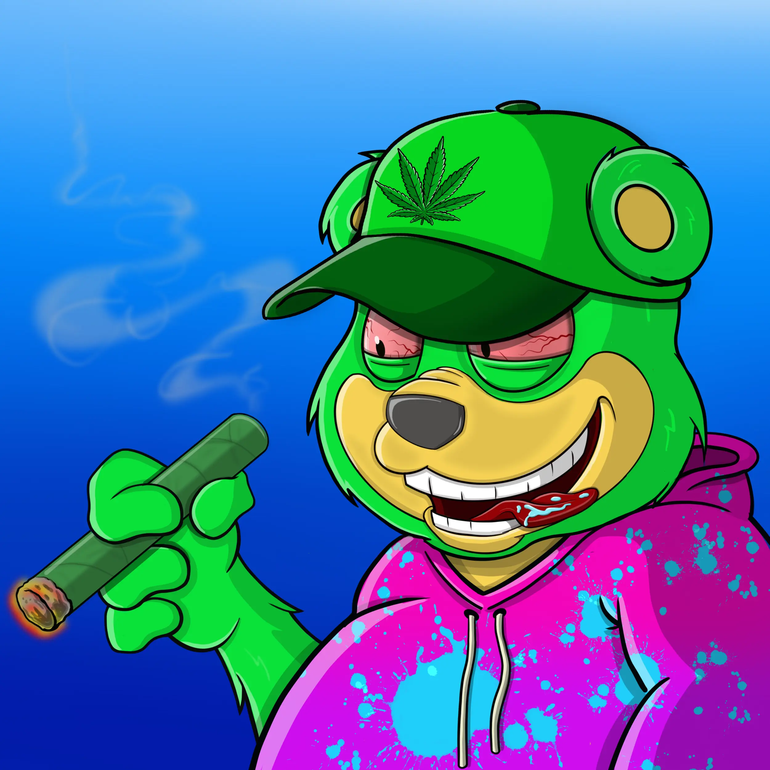 Burnin Bears #1522 NFT on Algorand