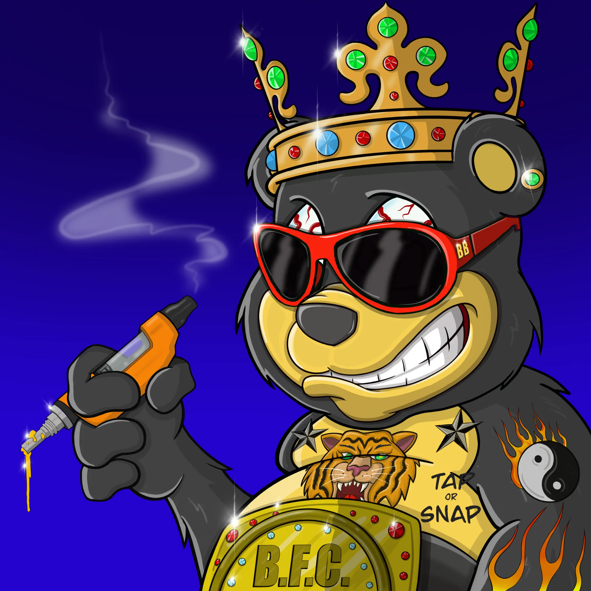 Burnin Bears #704 NFT on Algorand