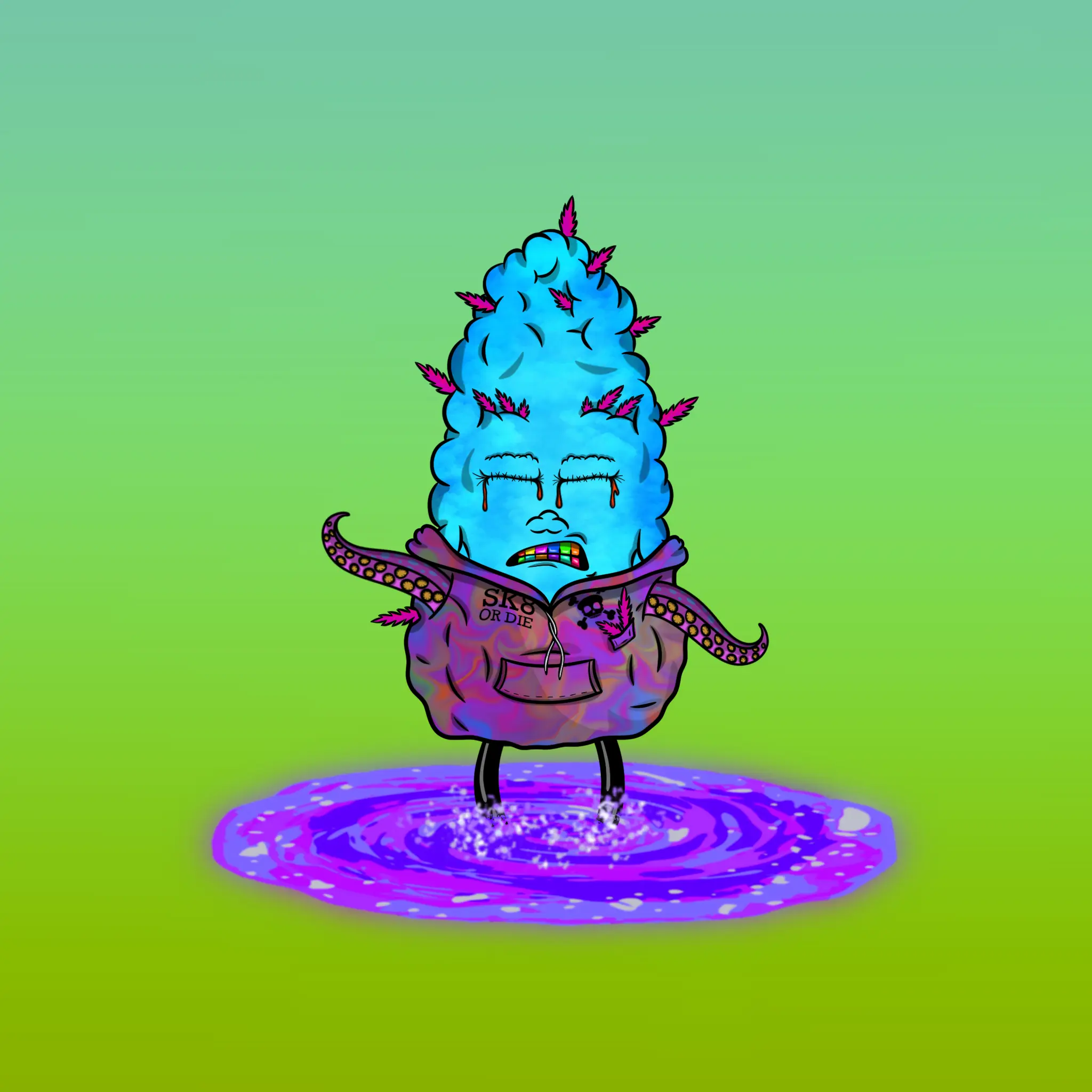Blazing Budz #593 NFT on Algorand