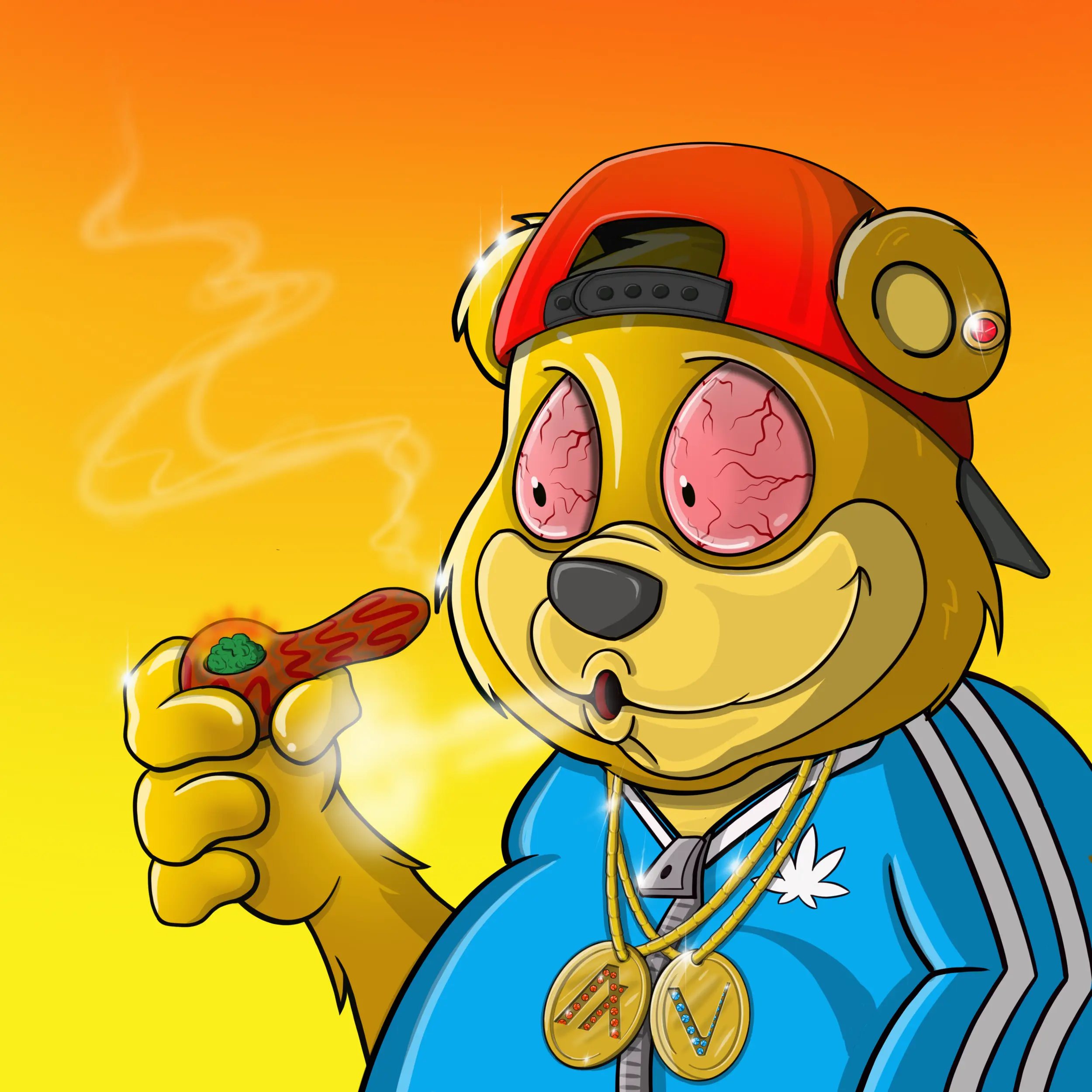 Burnin Bears #1171 NFT on Algorand