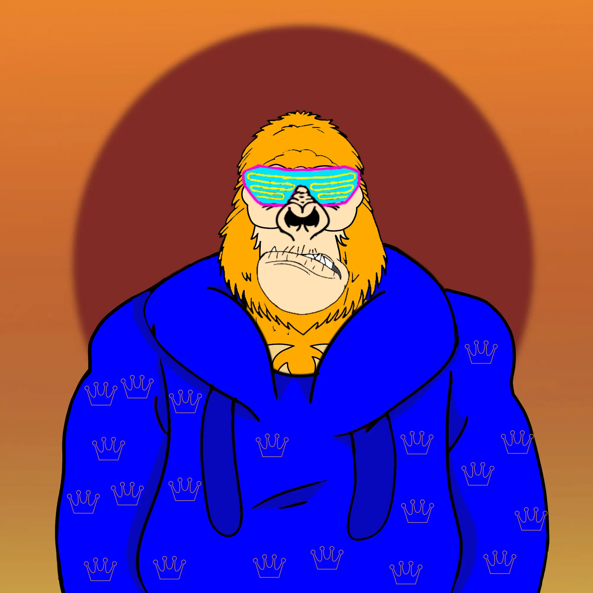 AL GORILLA #106 NFT on Algorand