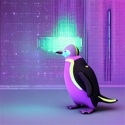 Purp Penguin #007