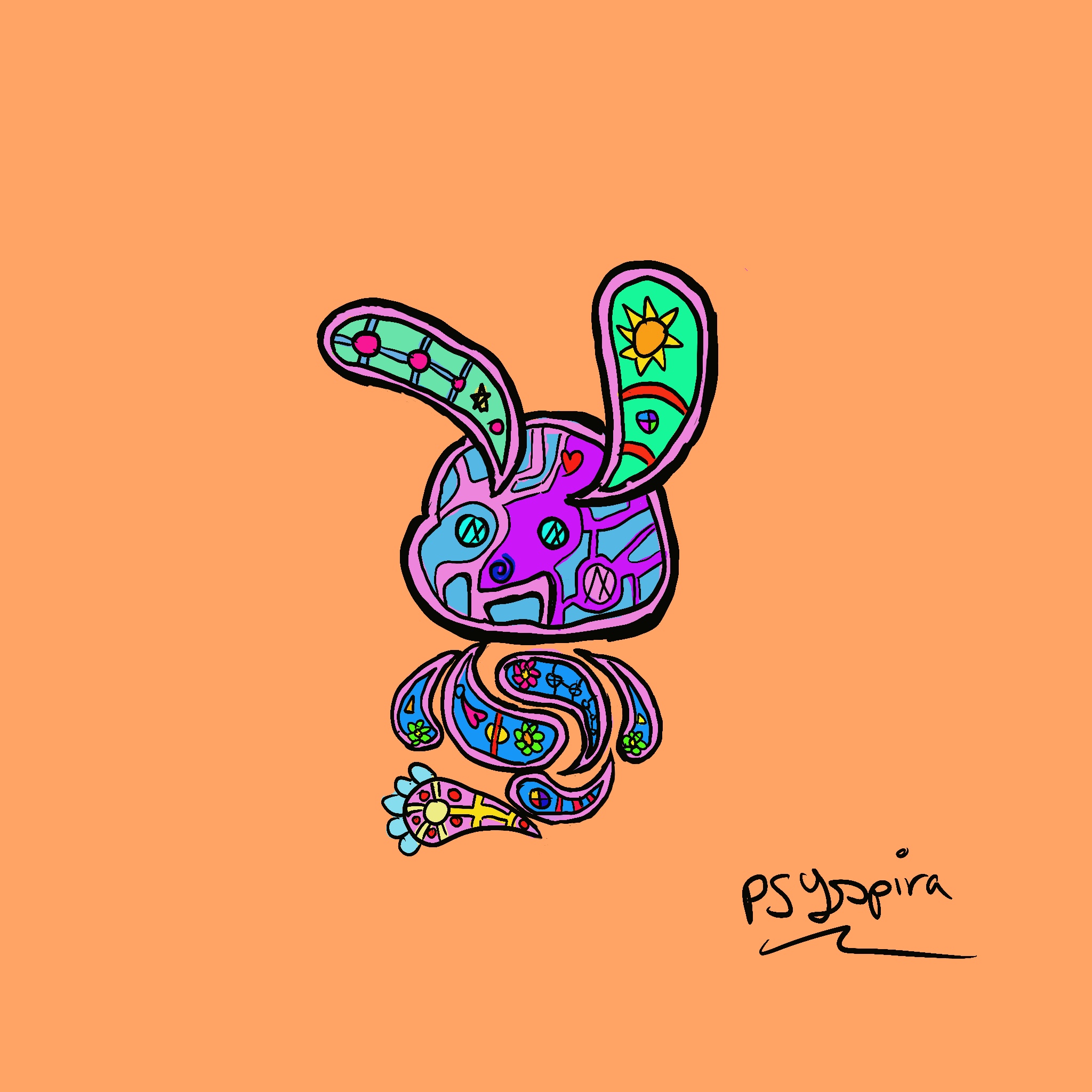 BunnyORANGE NFT on Algorand
