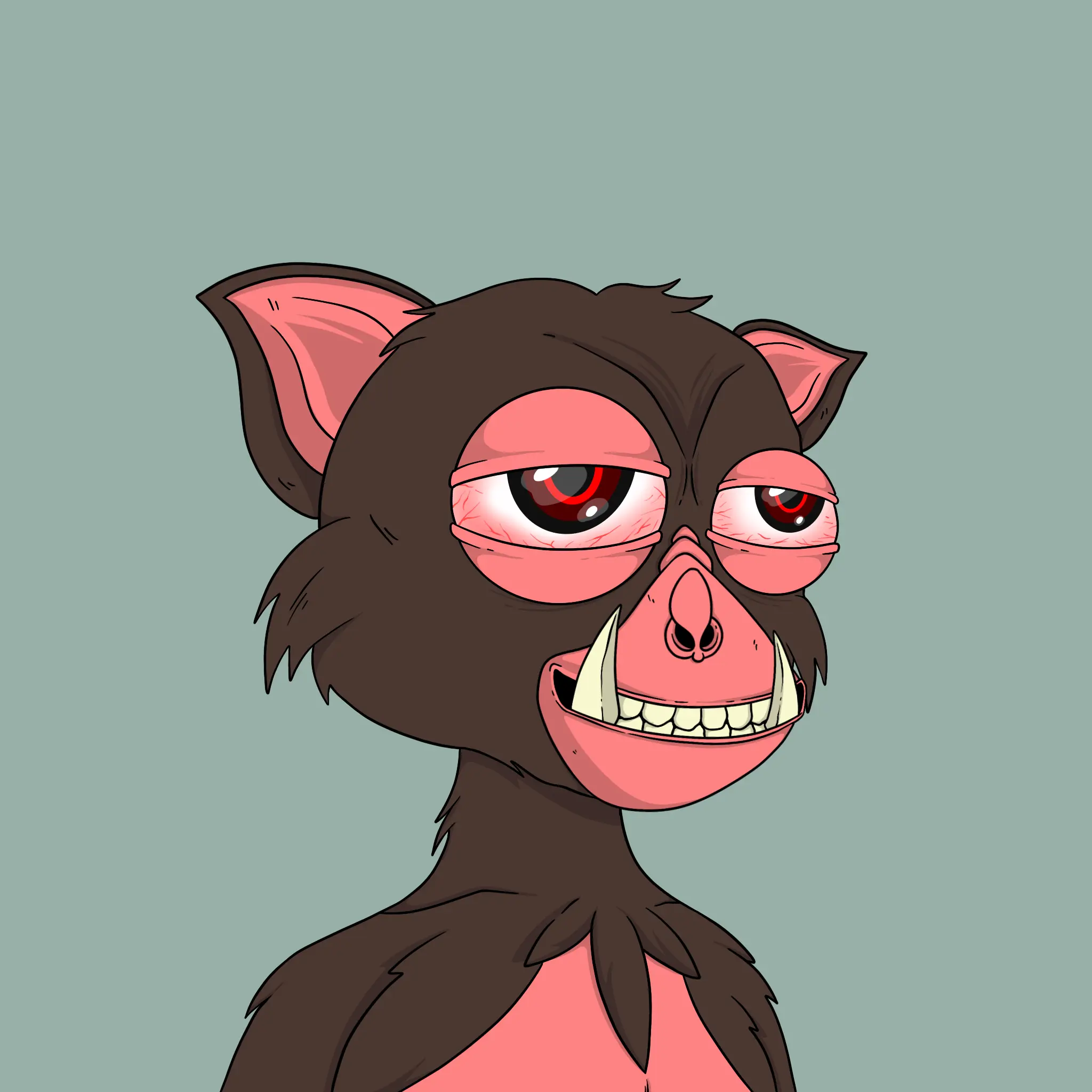 Trendy Tarsier #2078 NFT on Algorand