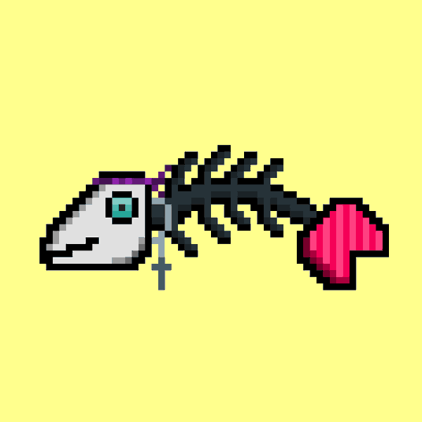 An image of 8-Bit BoneFish #18