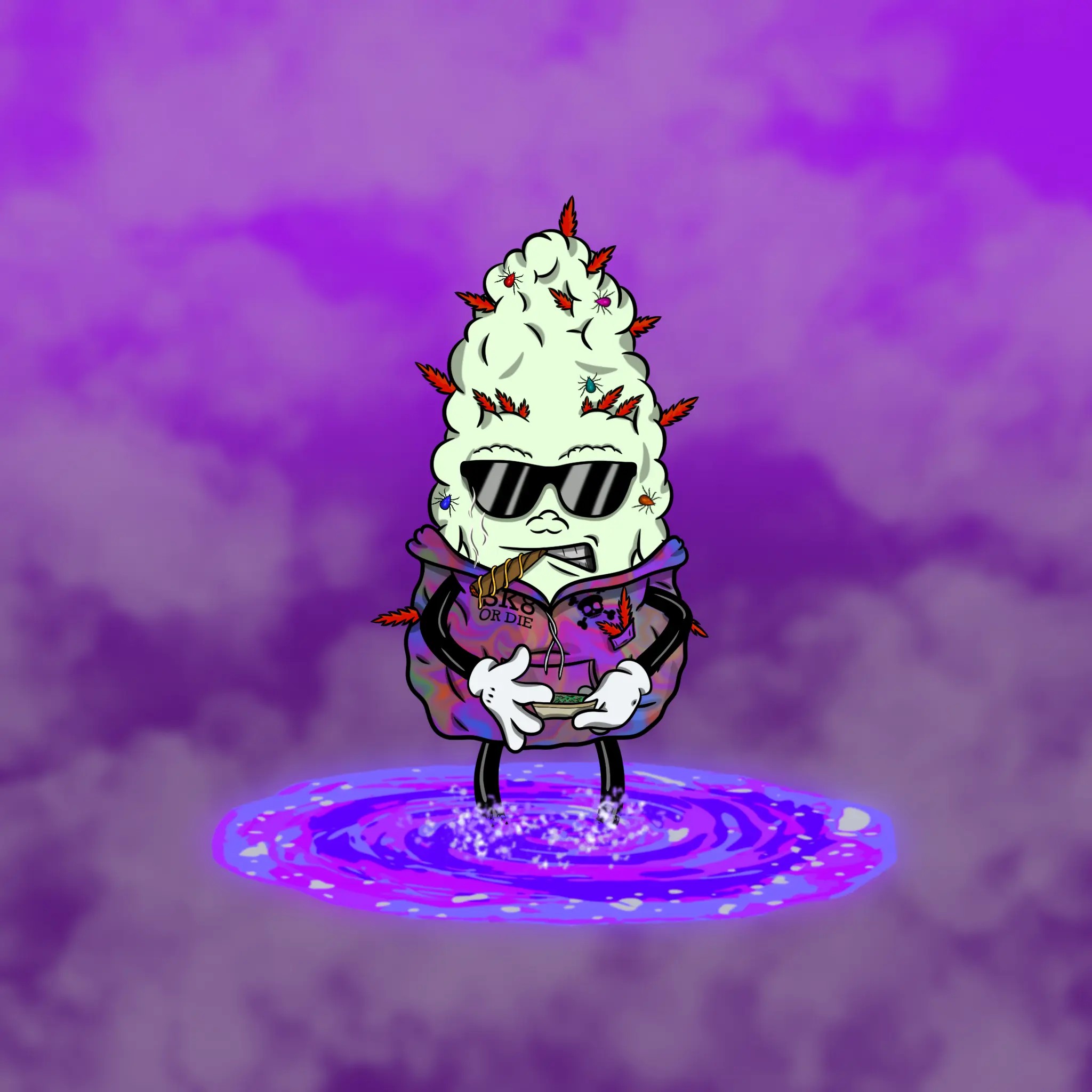 Blazing Budz #485 NFT on Algorand