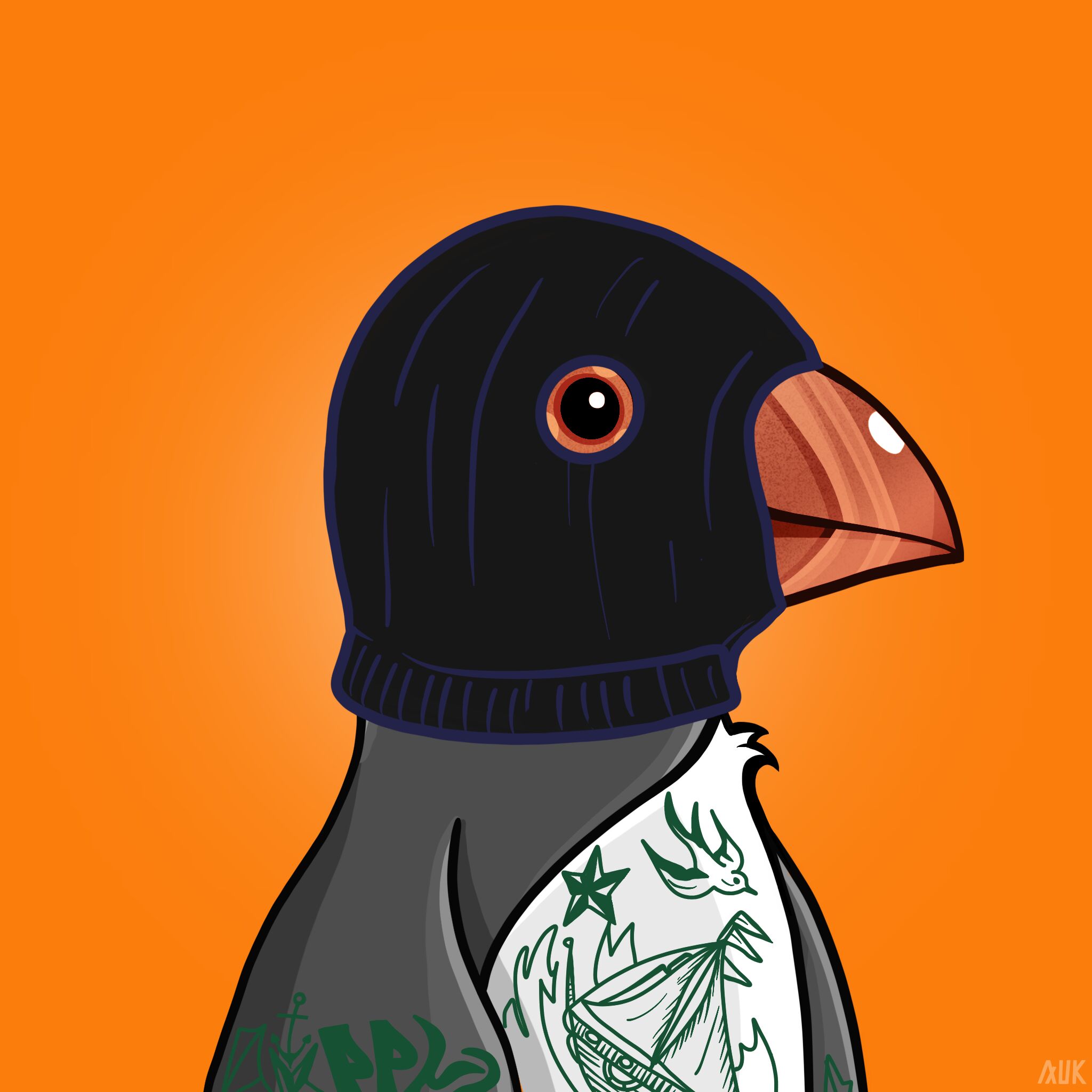 Poppin Puffins #1354 NFT on Algorand