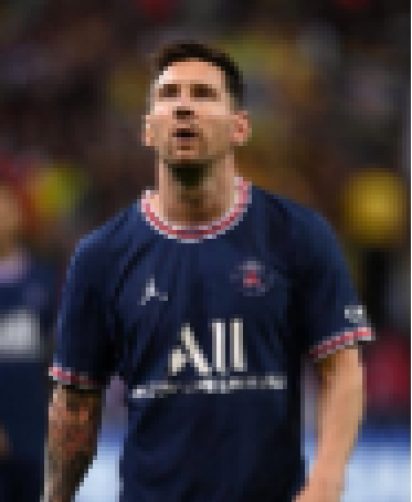 Messi PSG Debut Pixelized