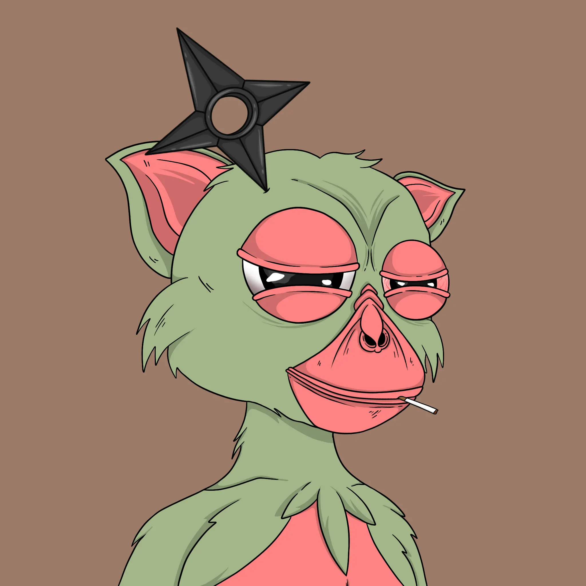 Trendy Tarsier #2072 NFT on Algorand