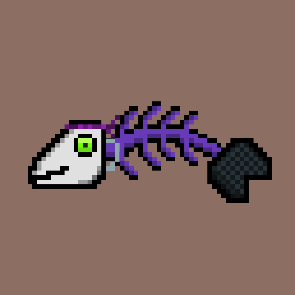 8-Bit BoneFish #253 NFT on Algorand