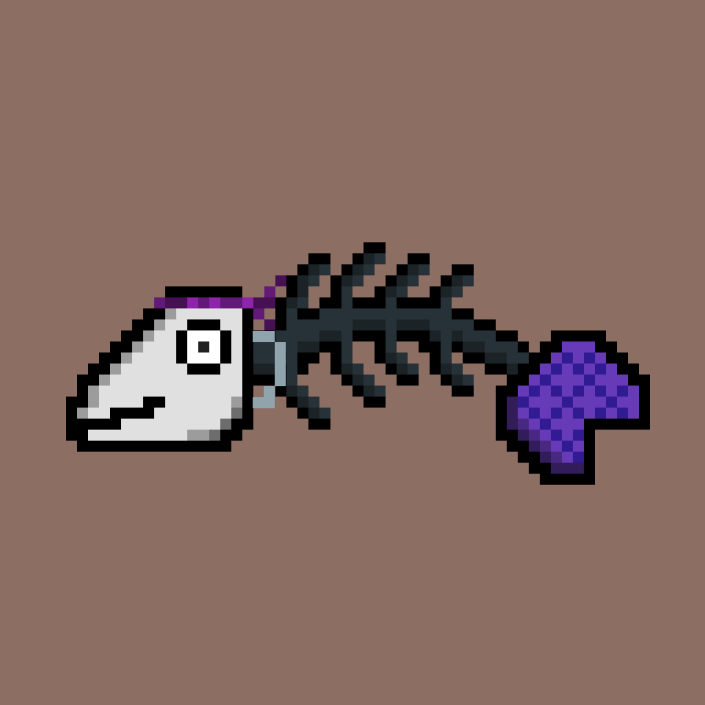 8-Bit BoneFish #252 NFT on Algorand