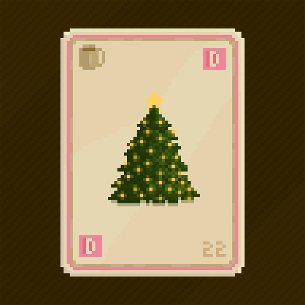 Image of Christmas Tree Caffeine Card