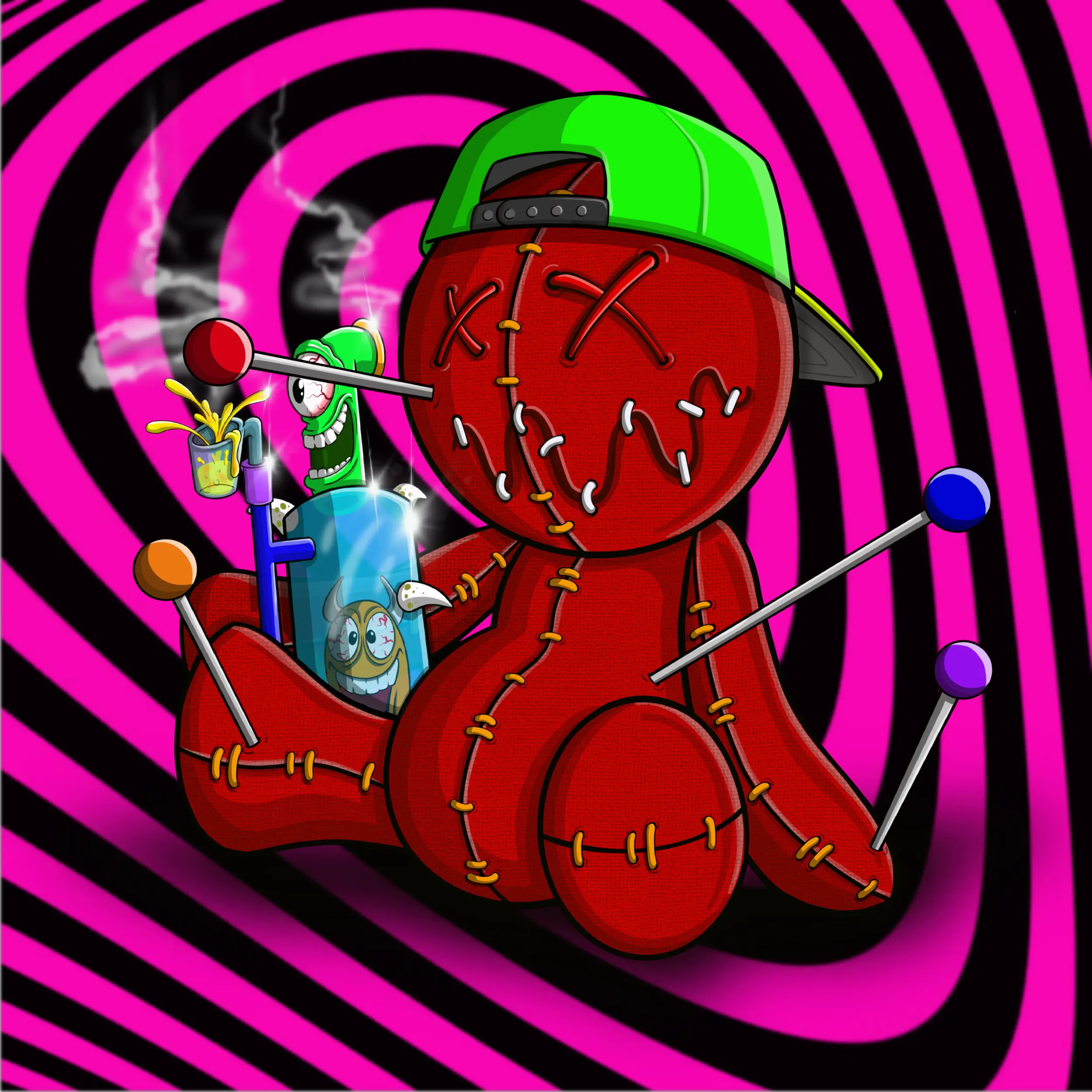 Trippy Stitch #123 NFT on Algorand