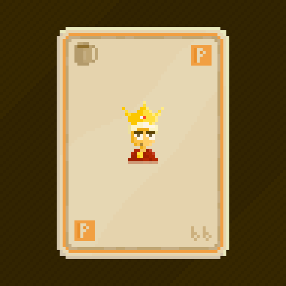 Little Royal Caffeine Card NFT on Algorand