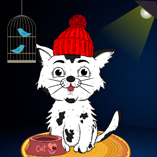 Happy Hoomens Cat#0321 NFT on Algorand