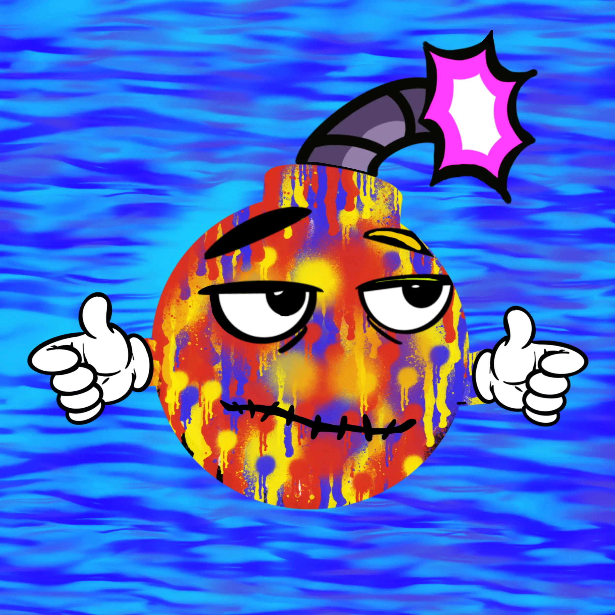 Crypto Bomber Krew #1307 NFT on Algorand