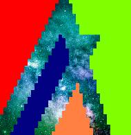 Algo Logo Pixel Art Cosmic#3