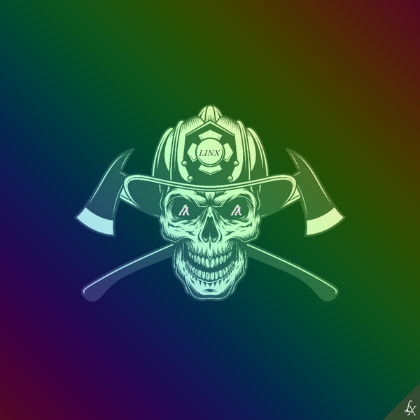 An image of Linx Firefighter Skull #014