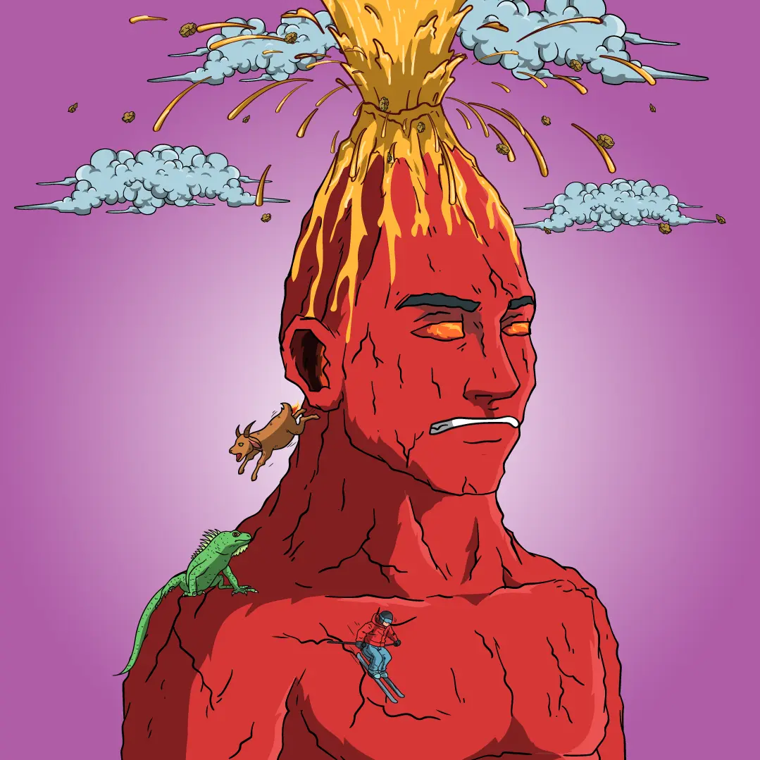 Volcano Boyz #1458 NFT on Algorand