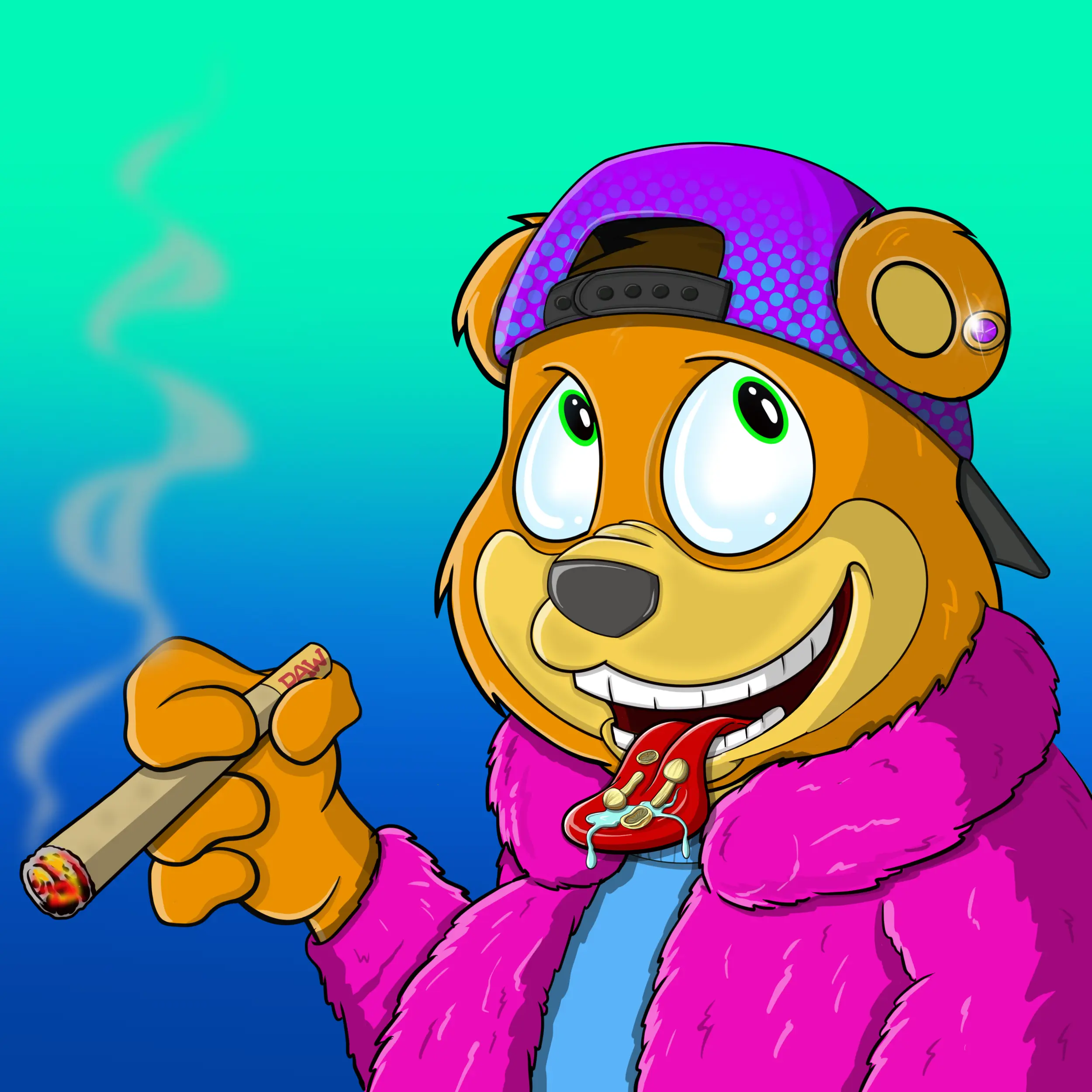 Burnin Bears #552 NFT on Algorand