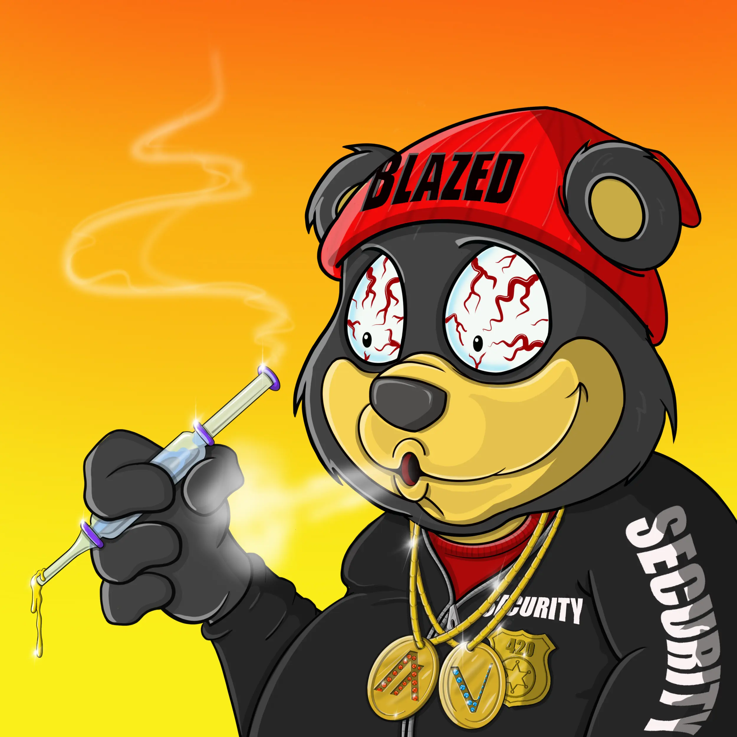 Burnin Bears #708 NFT on Algorand