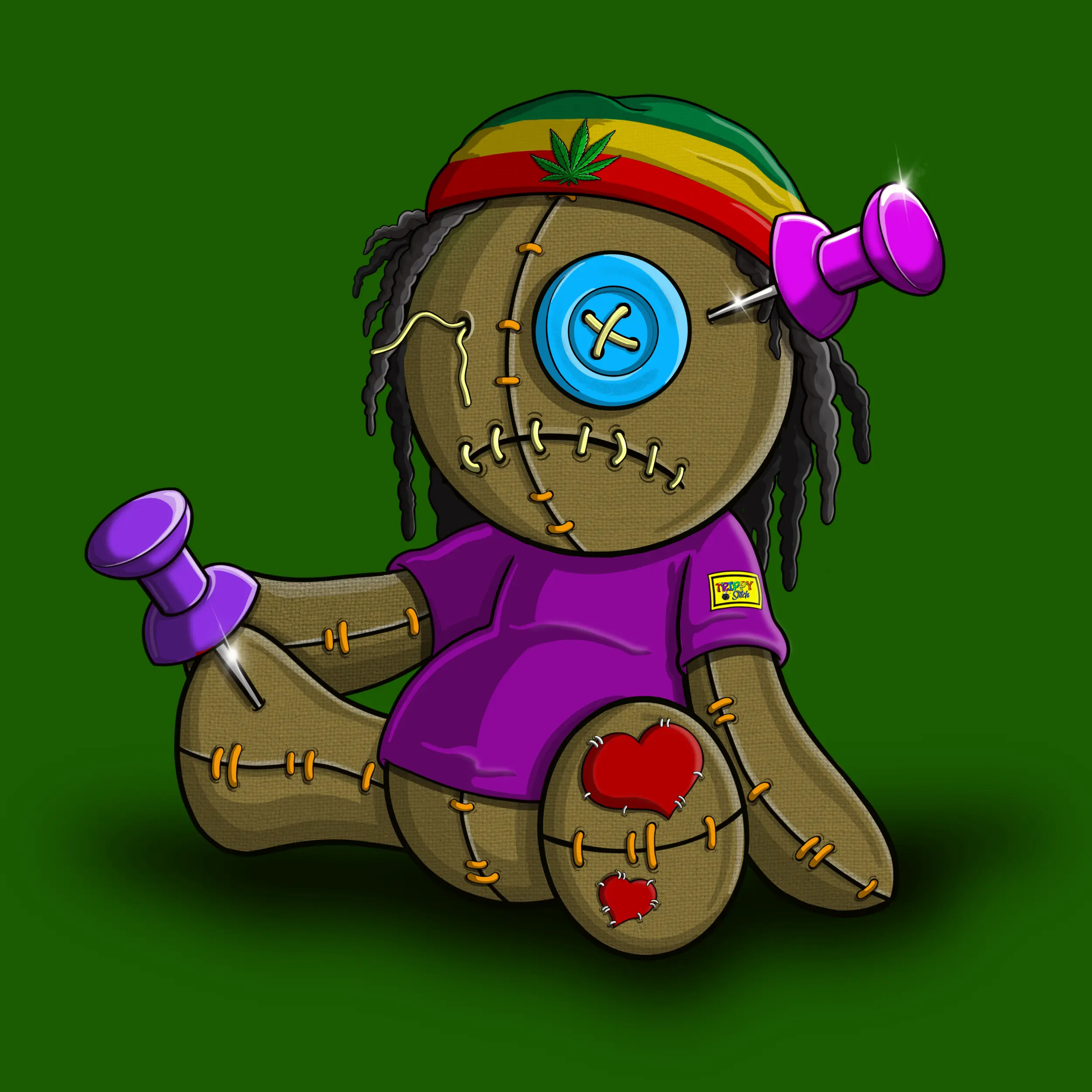 Trippy Stitch #60 NFT on Algorand