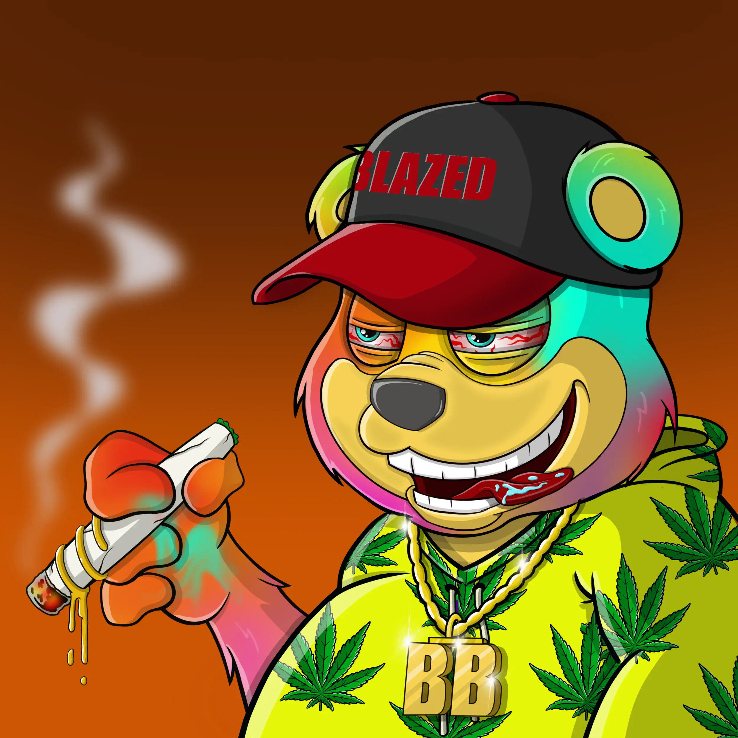 Burnin Bears #1853 NFT on Algorand