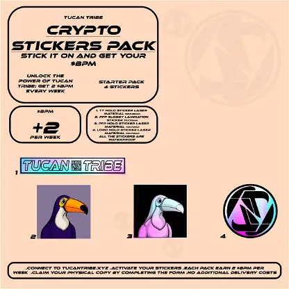 Tucan Tribe Crypto Stickers #392