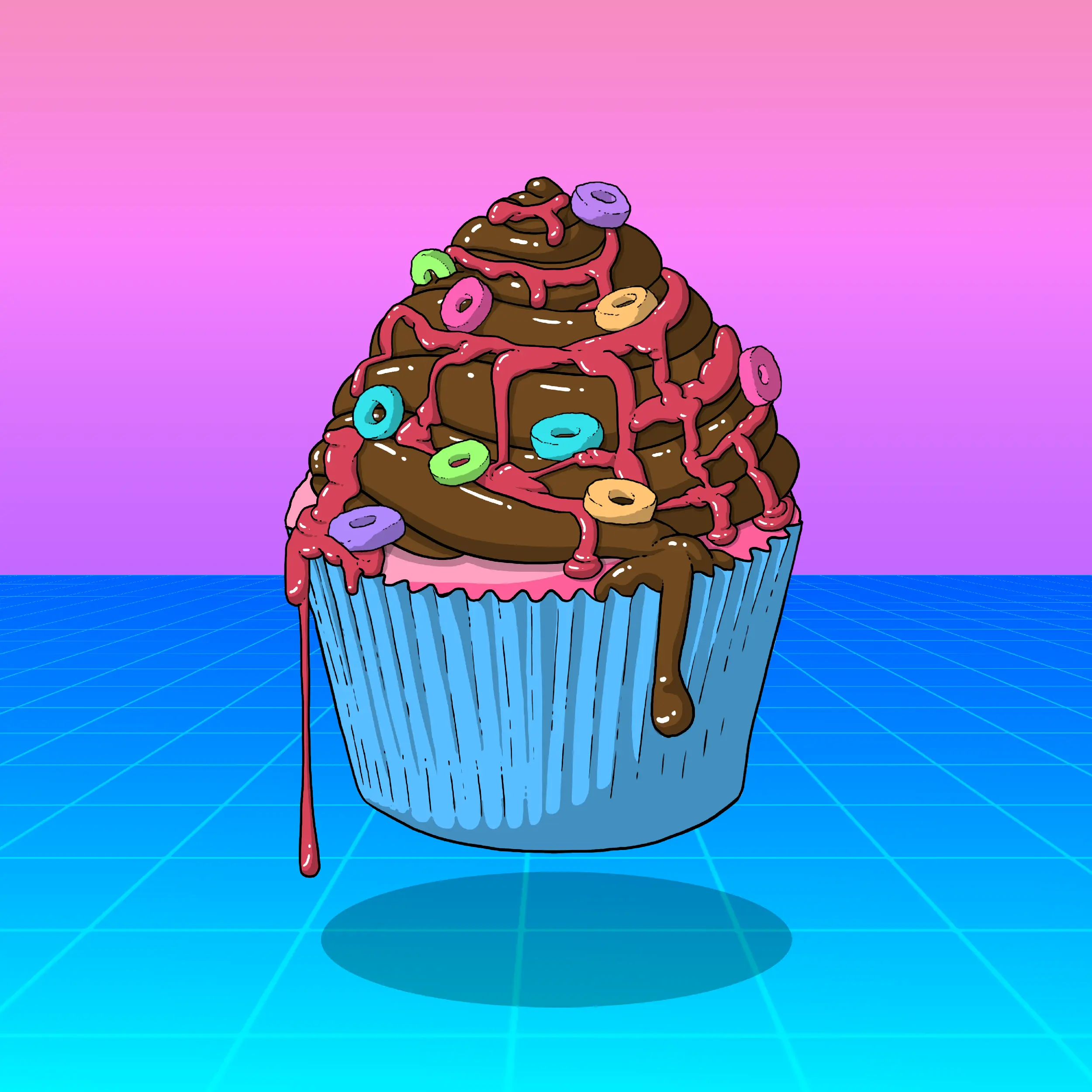 Cupcakes #123 NFT on Algorand