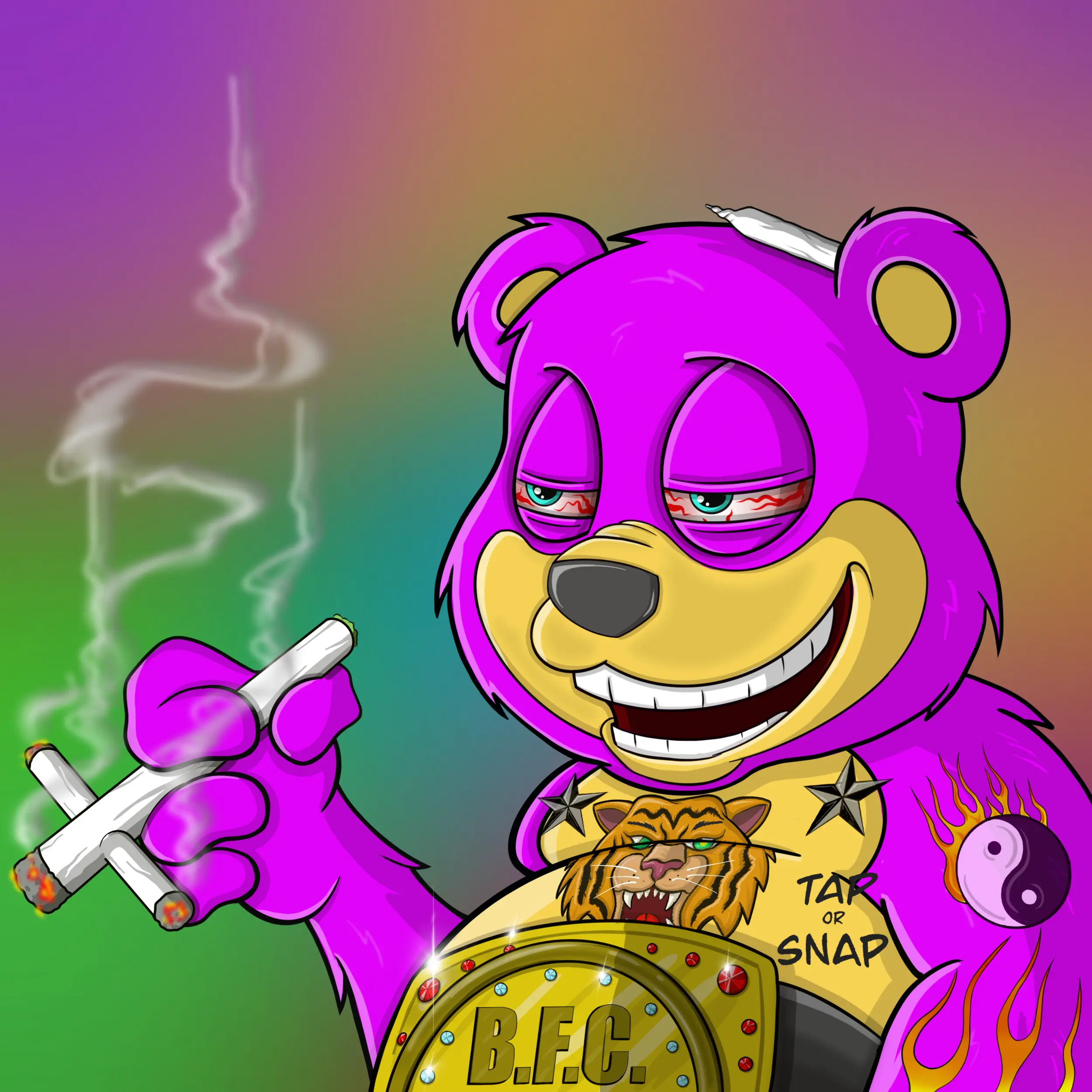 Burnin Bears #2080 NFT on Algorand