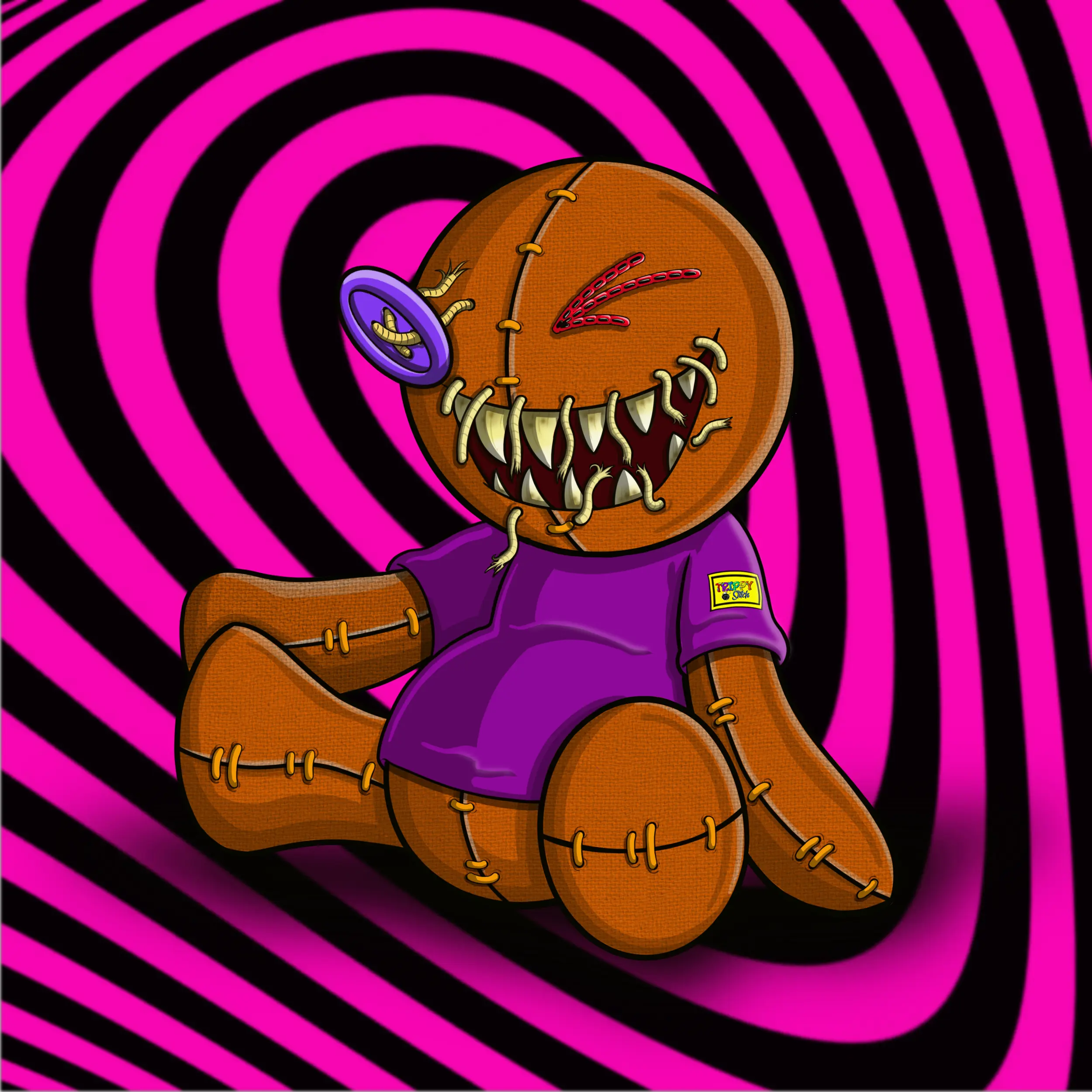 Trippy Stitch #7 NFT on Algorand