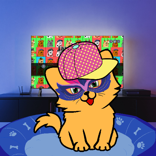 Happy Hoomens Cat#0547 NFT on Algorand