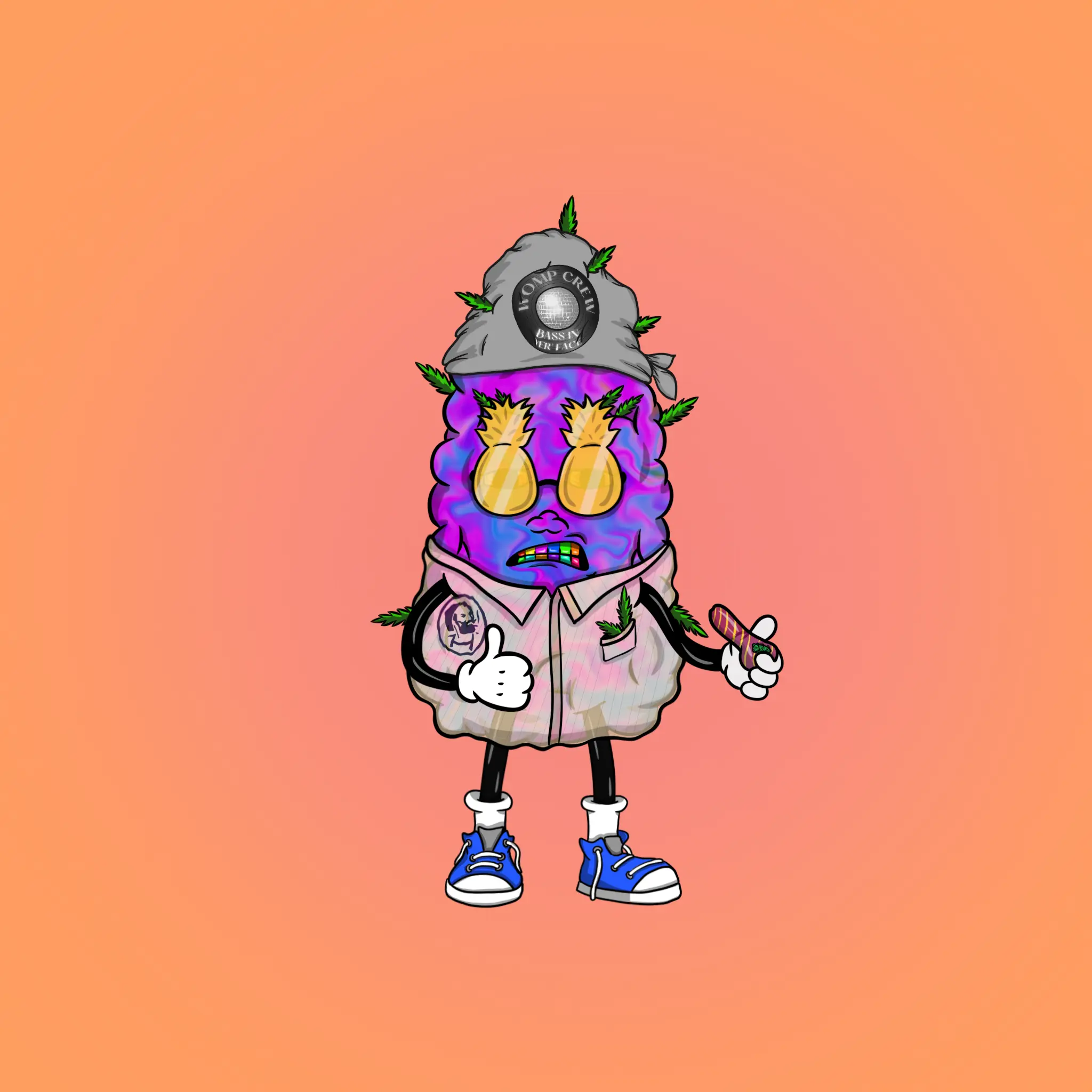 Blazing Budz #611 NFT on Algorand