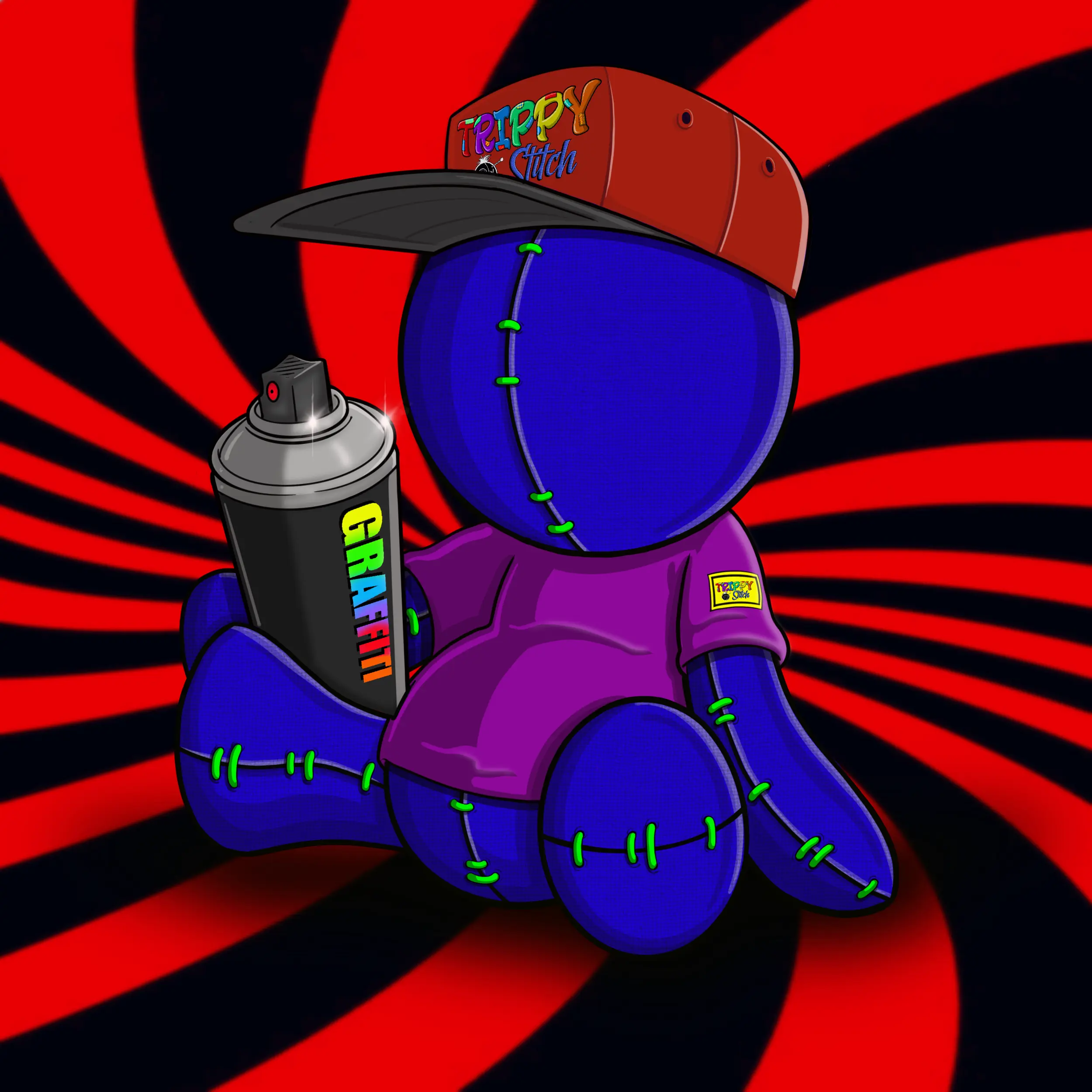 Trippy Stitch #930 NFT on Algorand