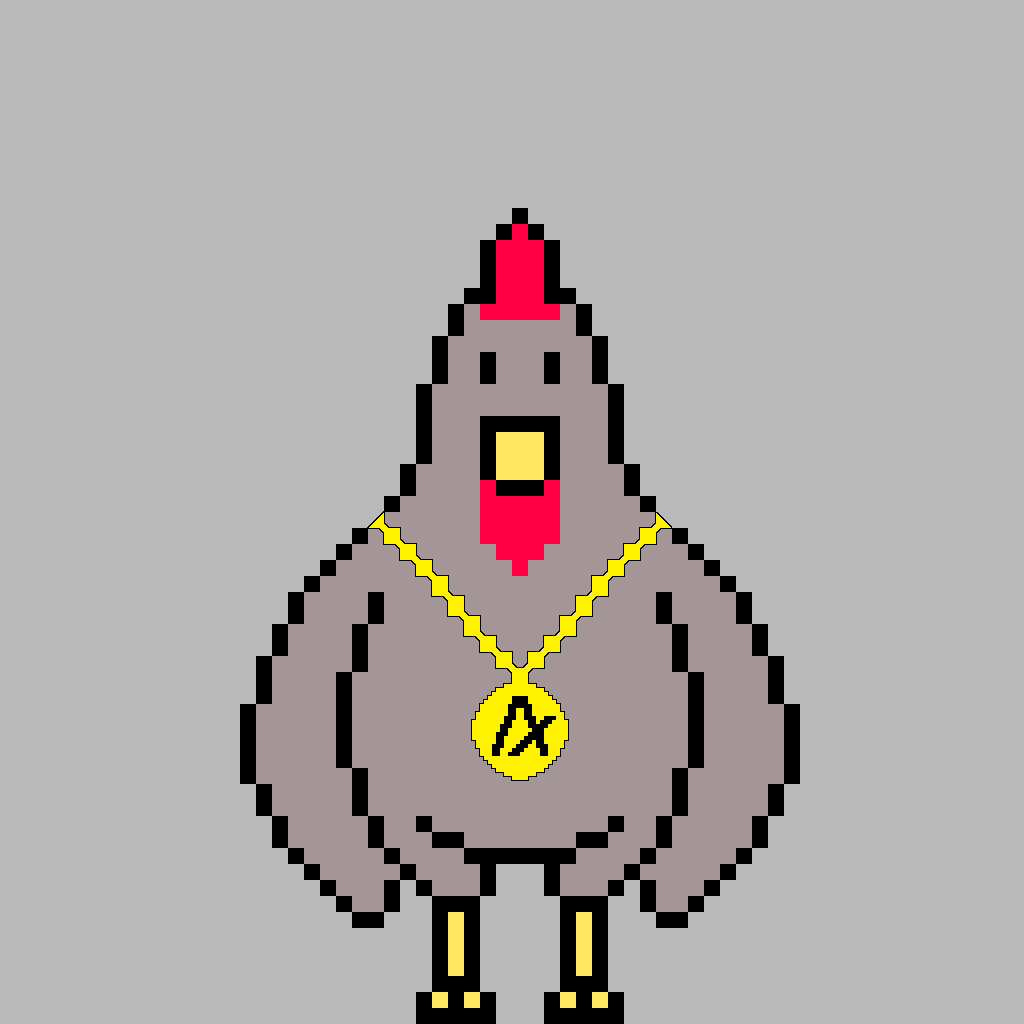Pixel Chicken #160 NFT on Algorand