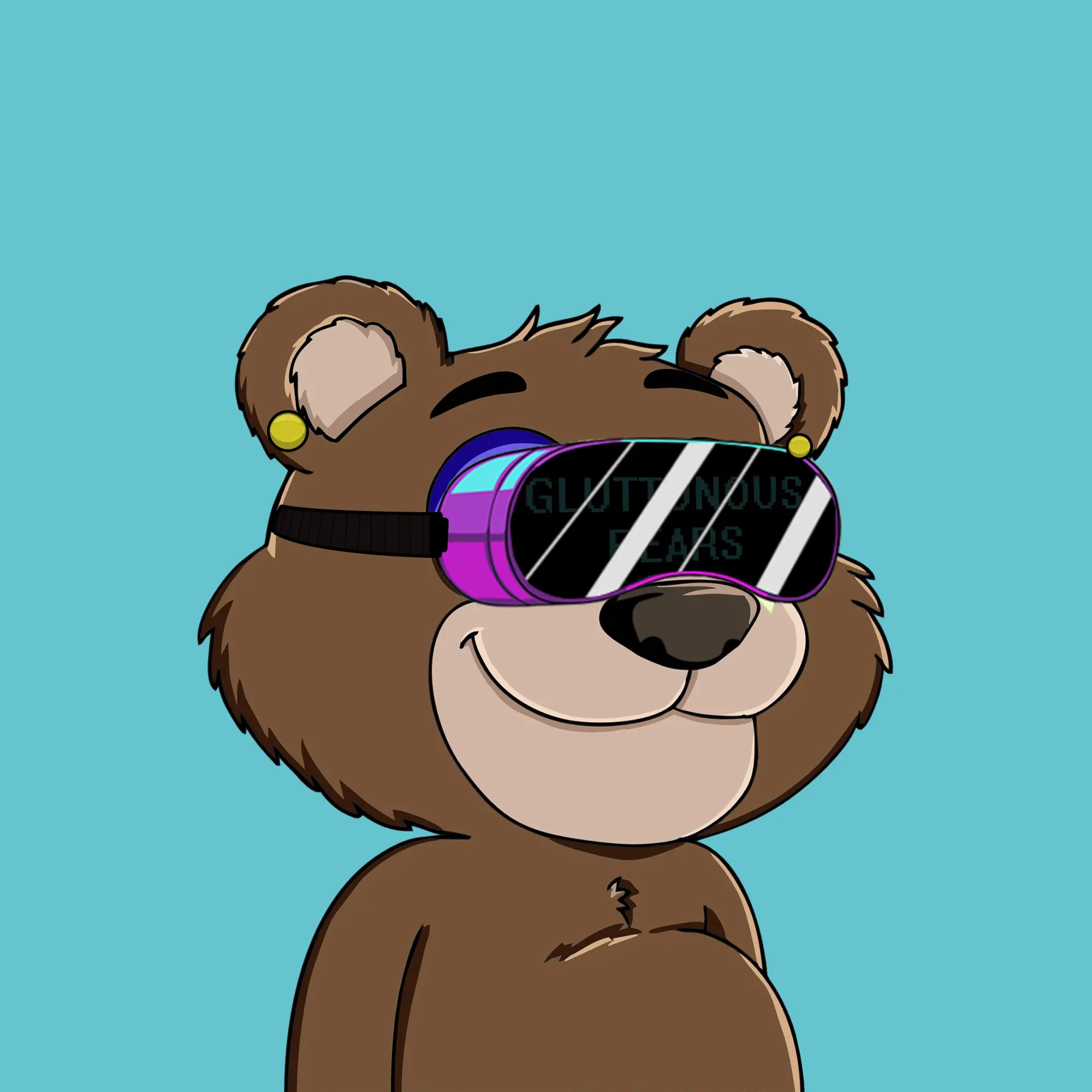 Gluttonous Bears #542 NFT on Algorand