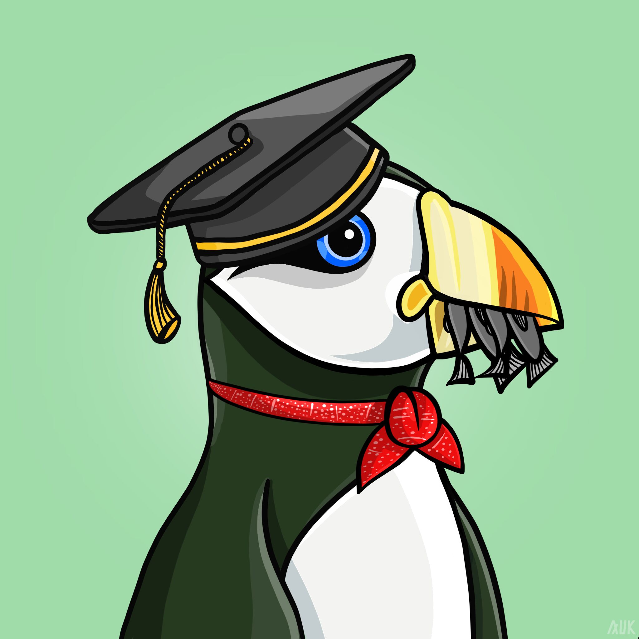 Poppin Puffins #8464 NFT on Algorand