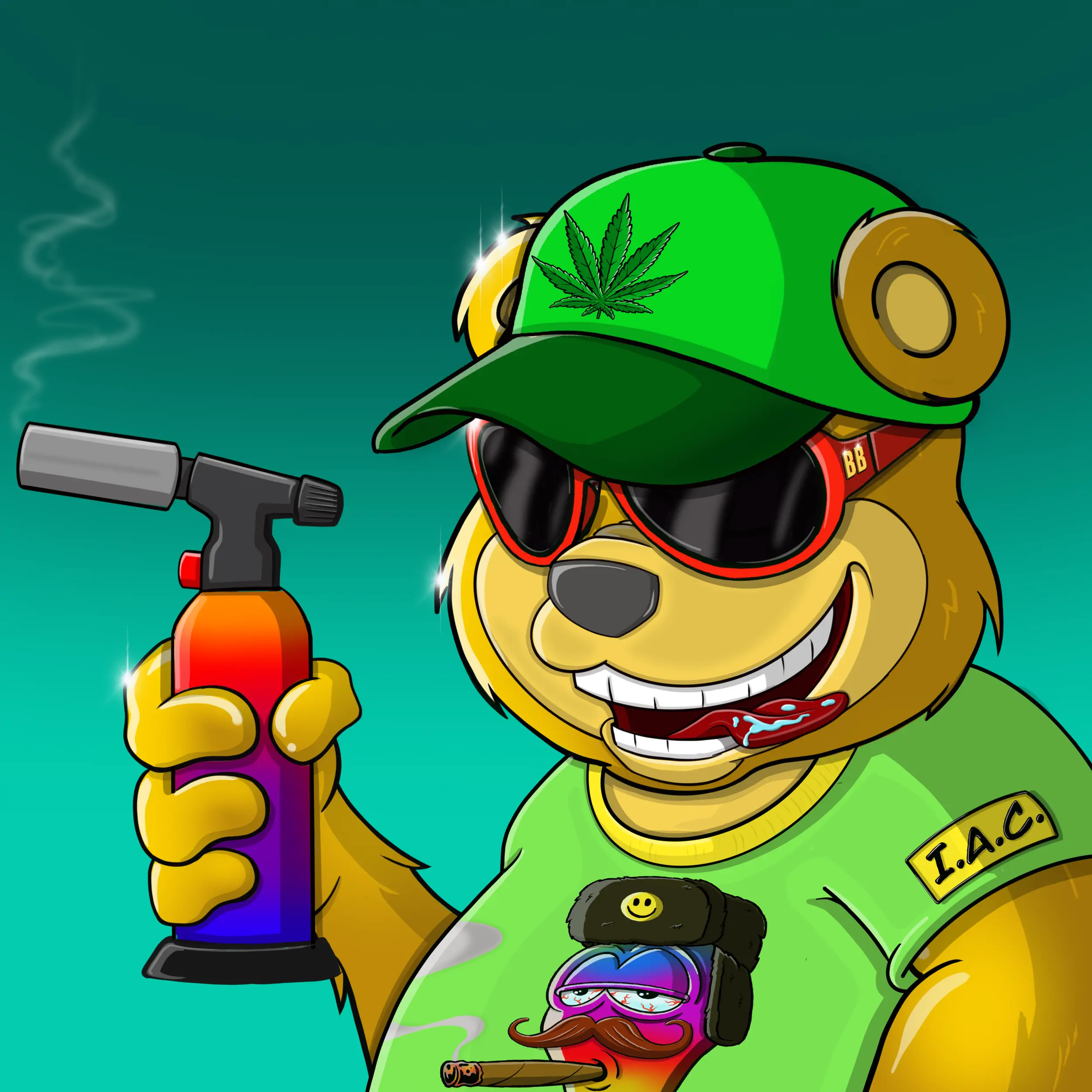 Burnin Bears #357 NFT on Algorand