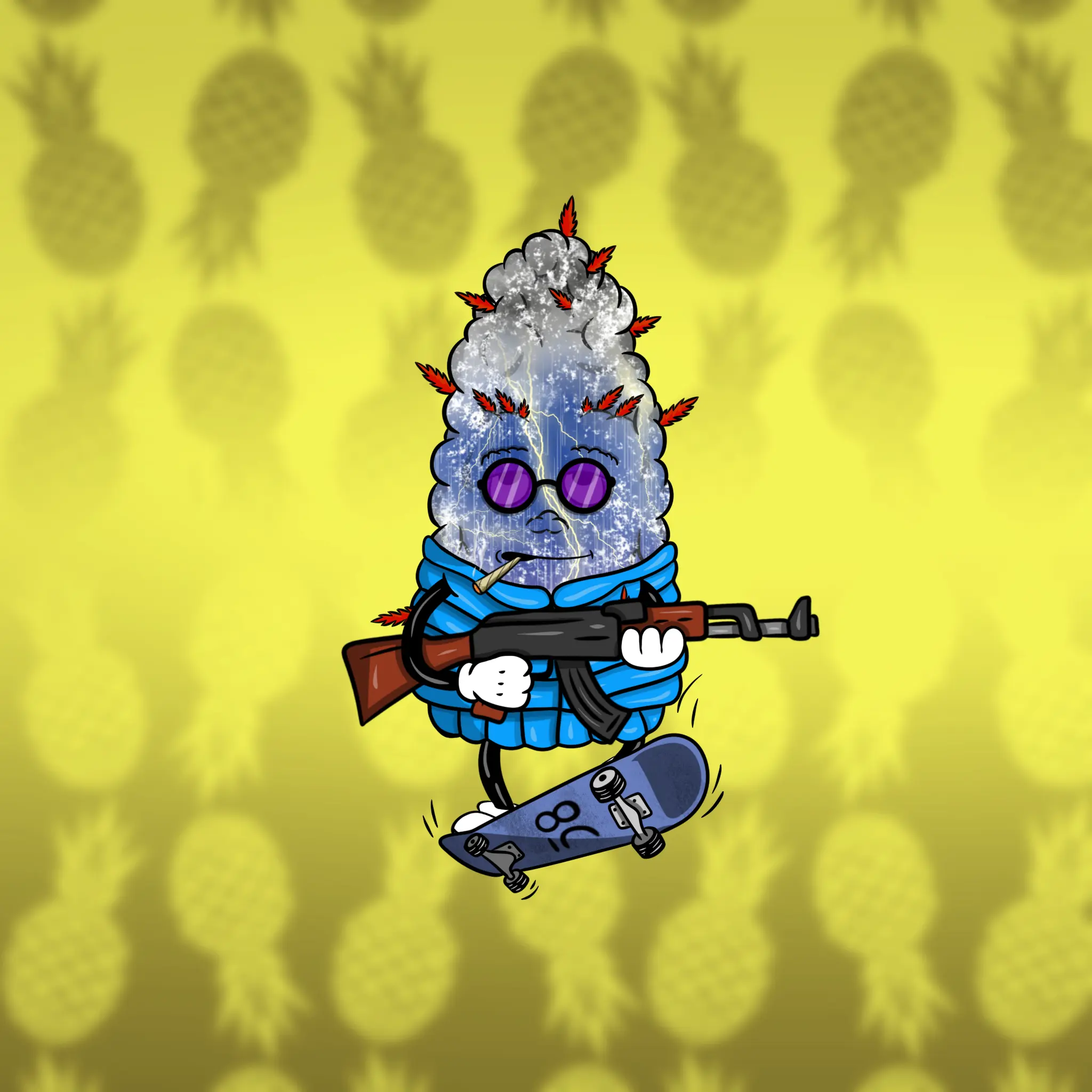 Blazing Budz #87 NFT on Algorand