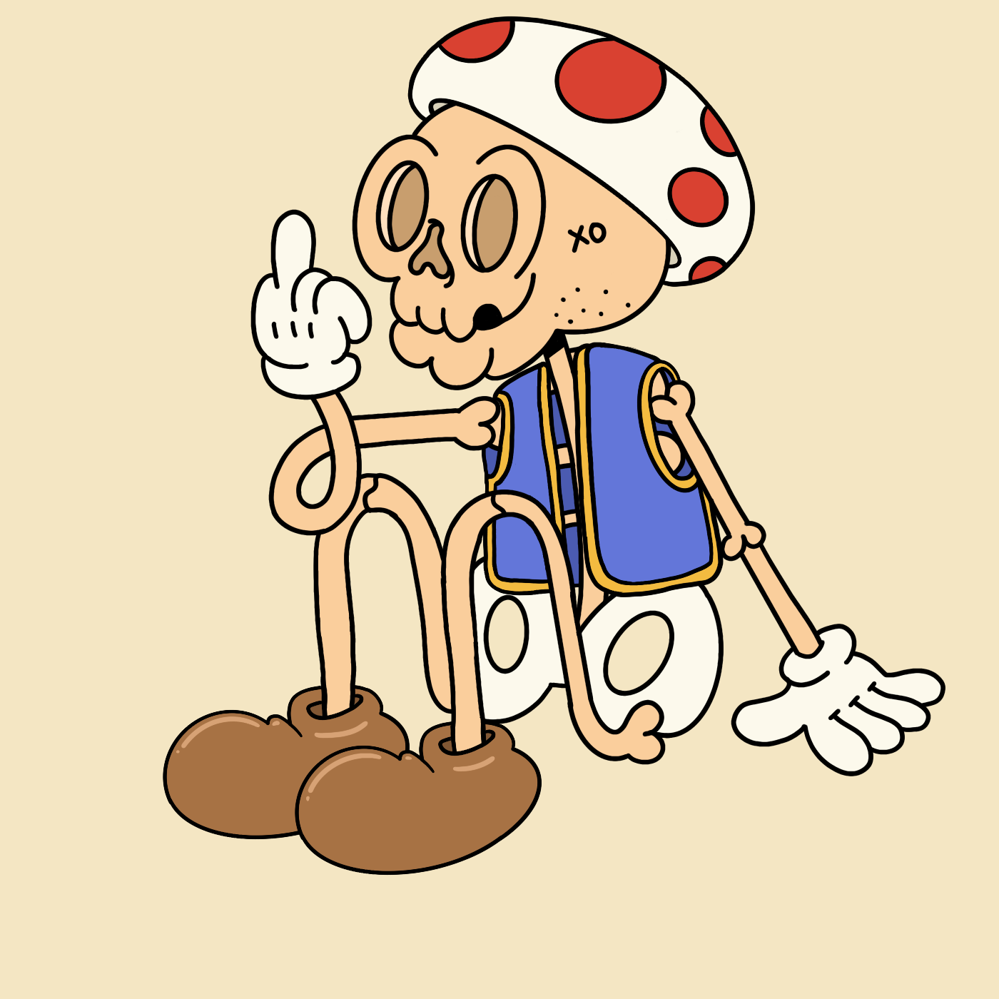 Toad Skully #062 NFT on Algorand